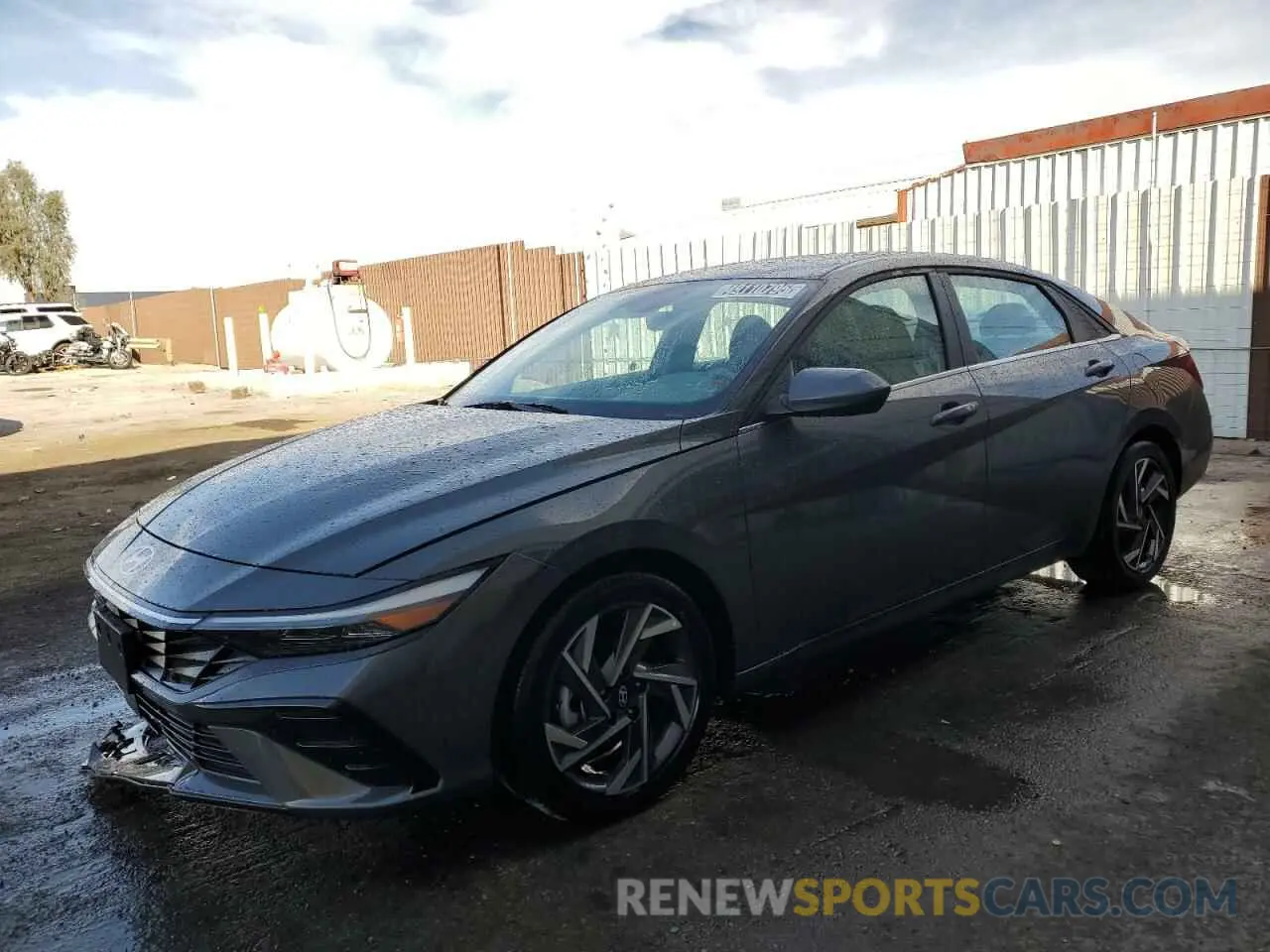 1 Photograph of a damaged car KMHLS4DG7SU947467 HYUNDAI ELANTRA 2025