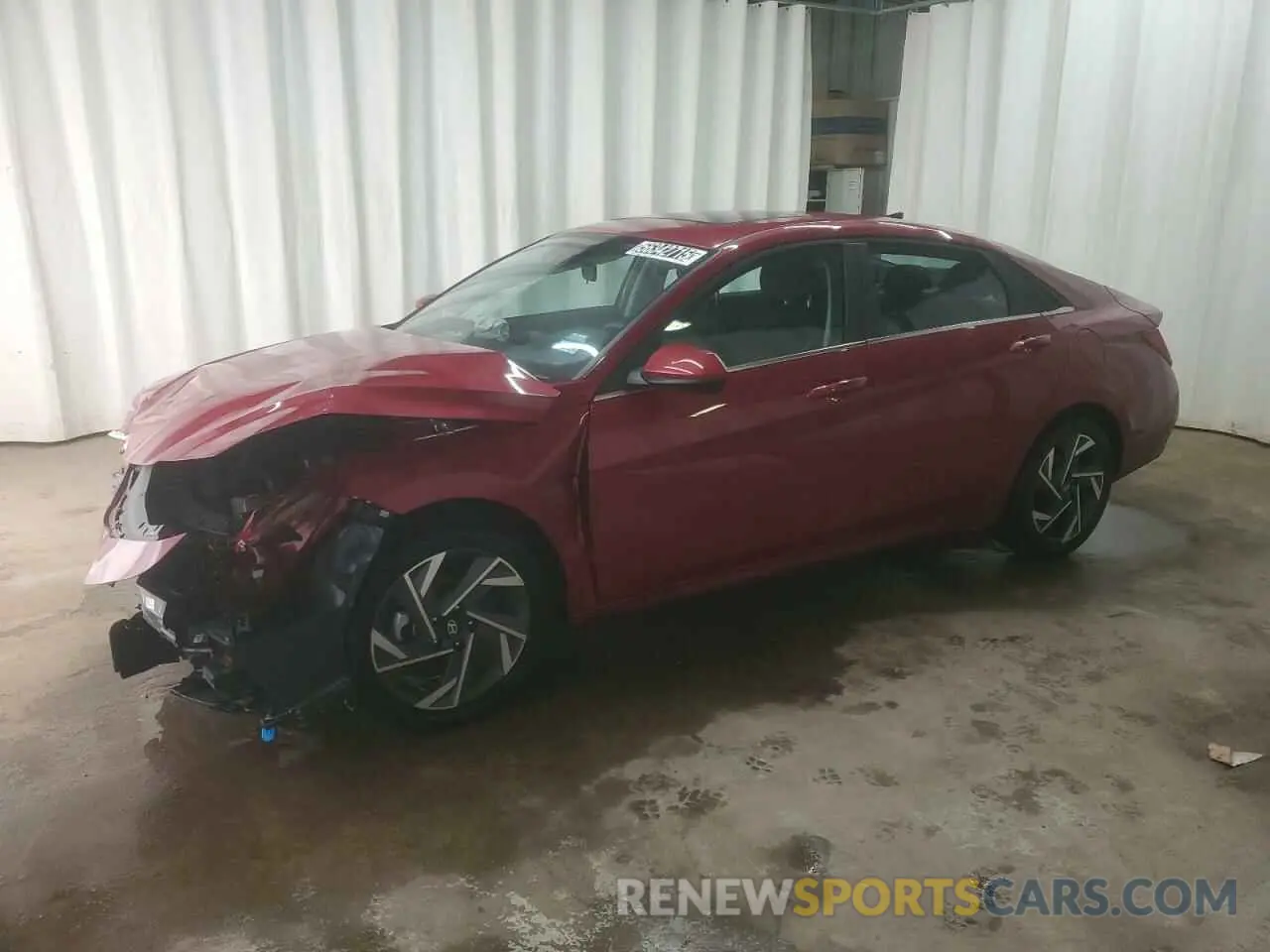 1 Photograph of a damaged car KMHLS4DG8SU866834 HYUNDAI ELANTRA 2025