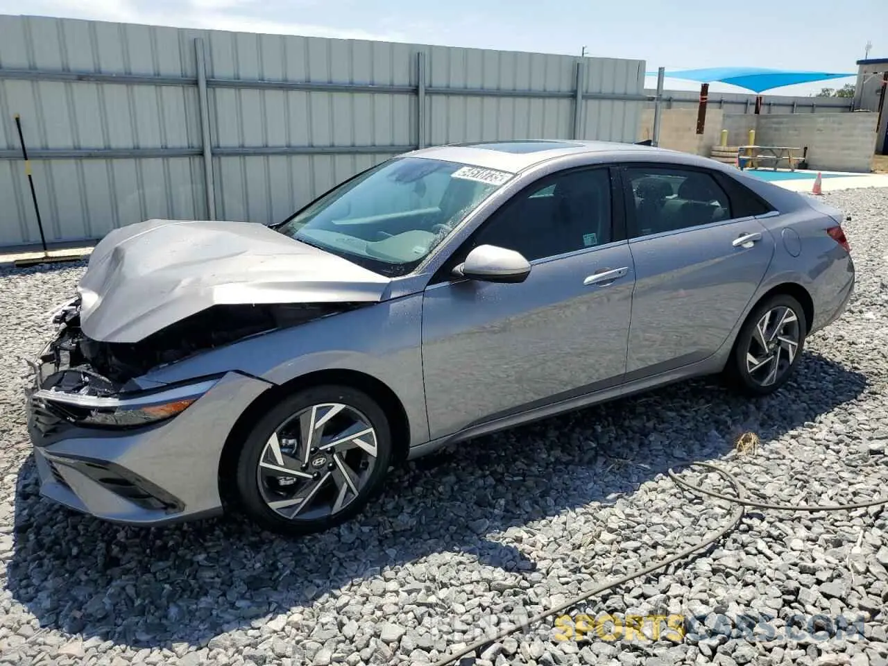 1 Photograph of a damaged car KMHLS4DG9SU943131 HYUNDAI ELANTRA 2025