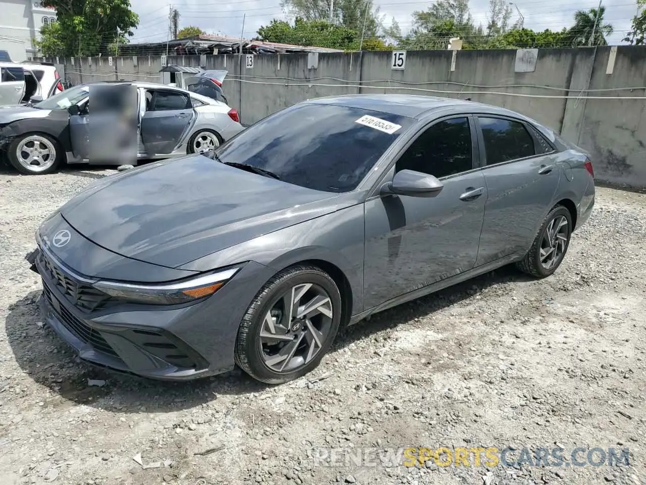 1 Photograph of a damaged car KMHLS4DGXSU877155 HYUNDAI ELANTRA 2025