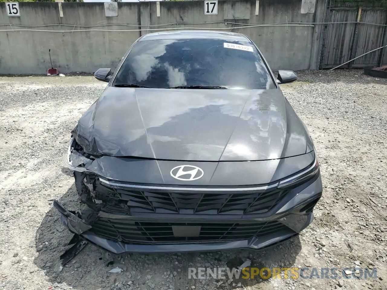 5 Photograph of a damaged car KMHLS4DGXSU877155 HYUNDAI ELANTRA 2025