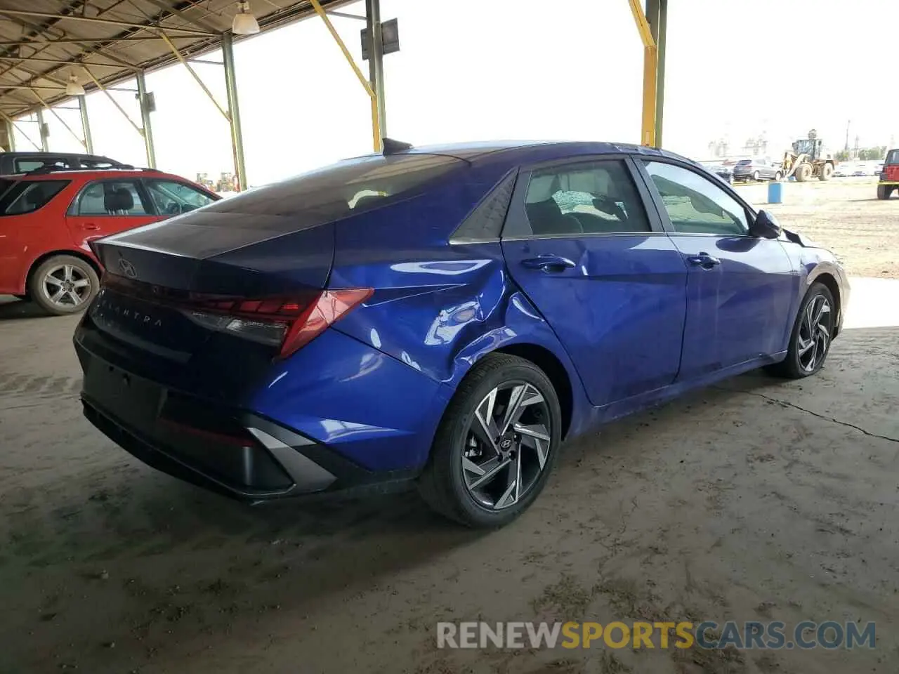 3 Photograph of a damaged car KMHLS4DGXSU890309 HYUNDAI ELANTRA 2025