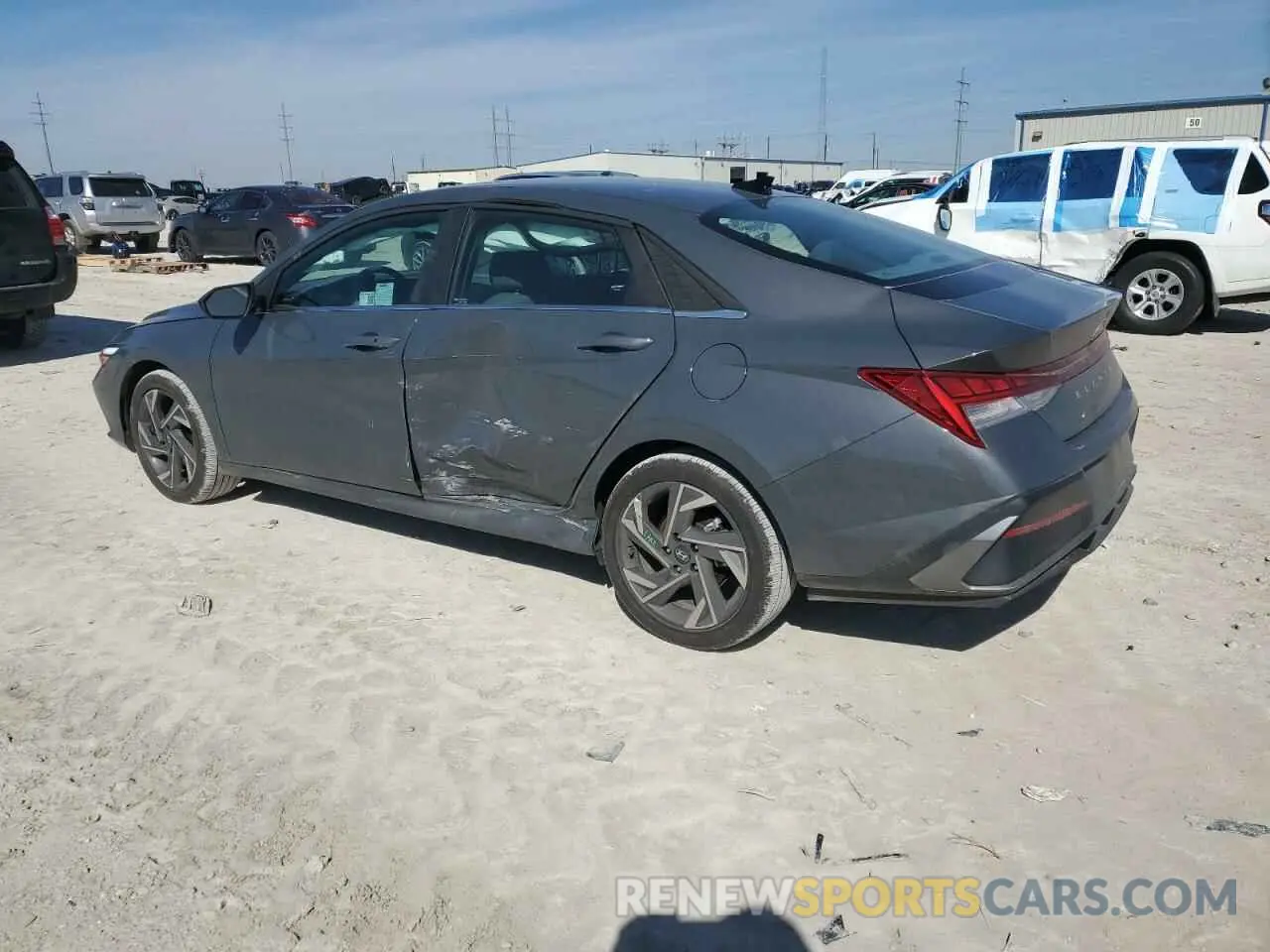2 Photograph of a damaged car KMHLS4DGXSU895011 HYUNDAI ELANTRA 2025