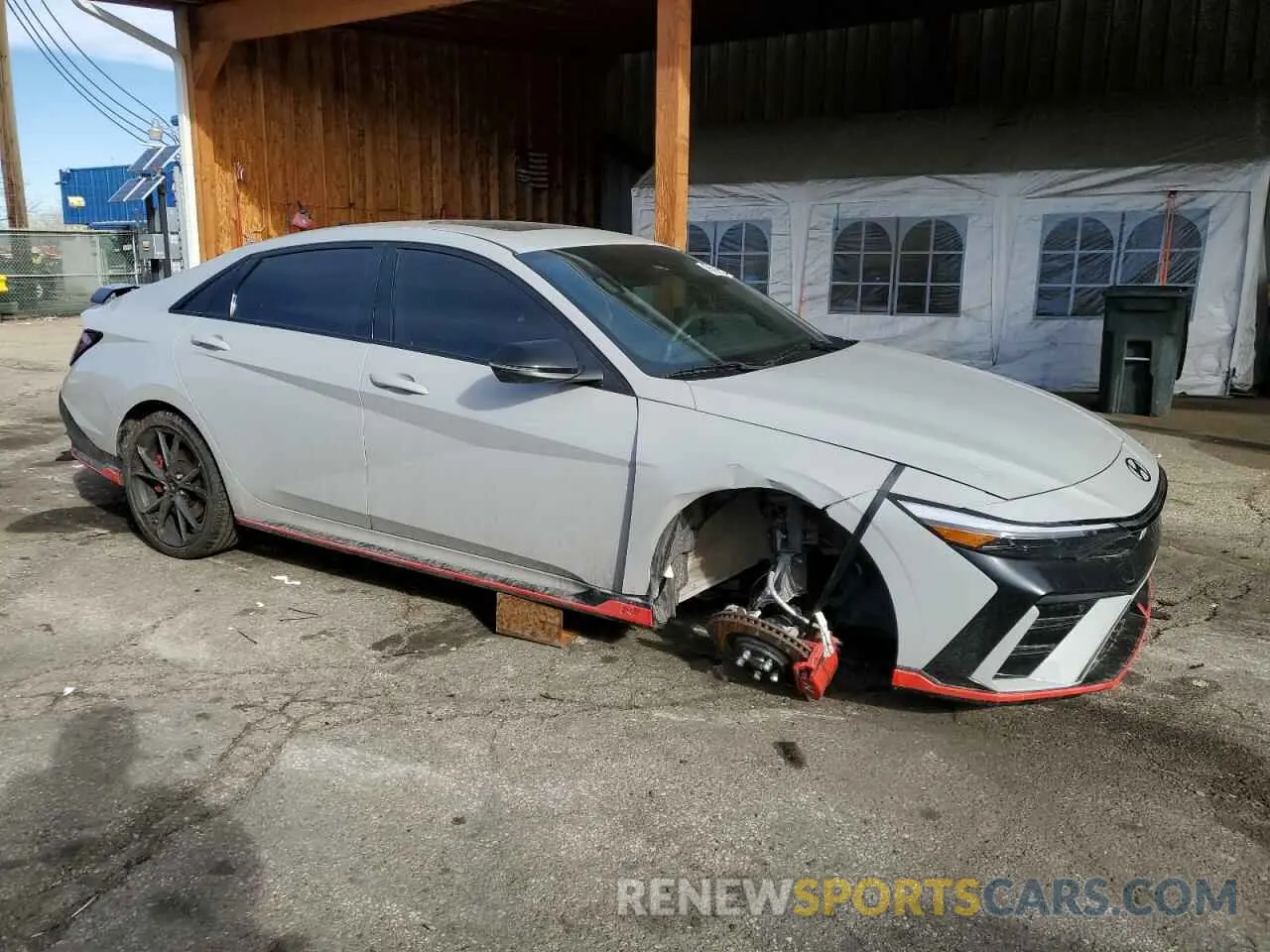 4 Photograph of a damaged car KMHLW4DK6SU023174 HYUNDAI ELANTRA 2025