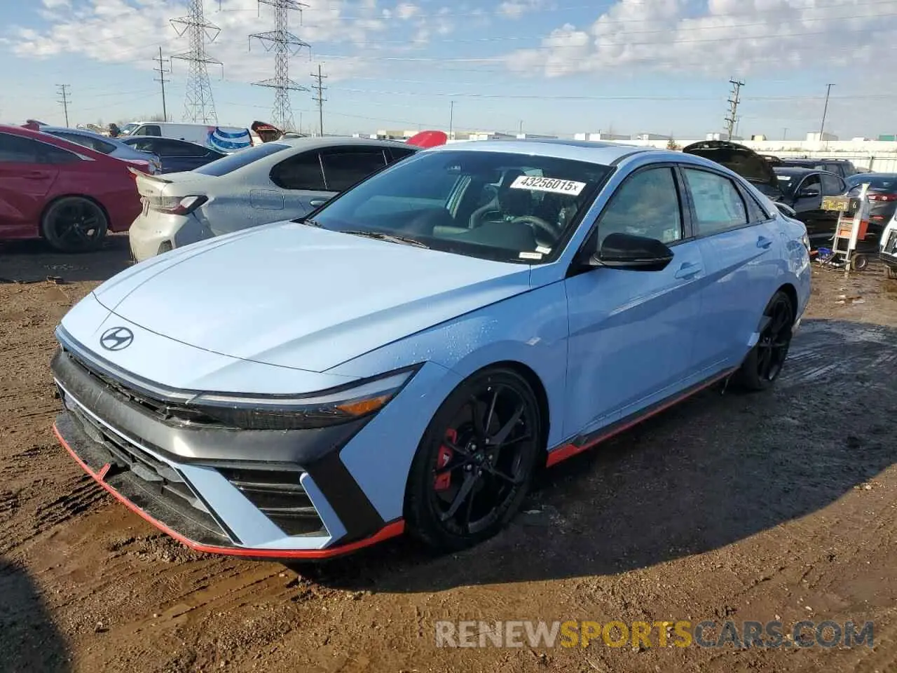 1 Photograph of a damaged car KMHLW4DK8SU024018 HYUNDAI ELANTRA 2025