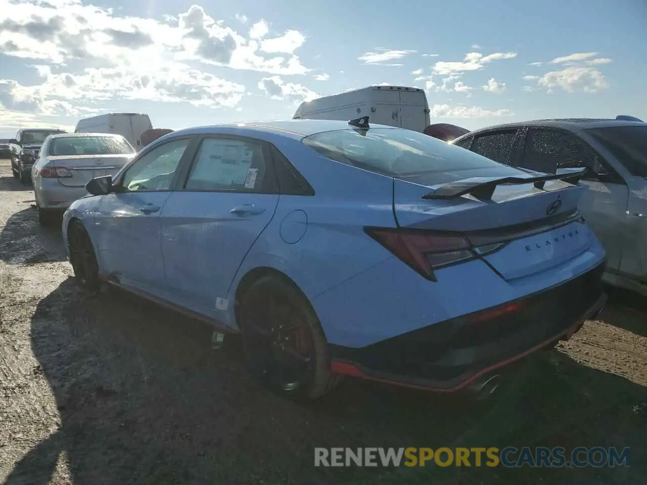 2 Photograph of a damaged car KMHLW4DK8SU024018 HYUNDAI ELANTRA 2025