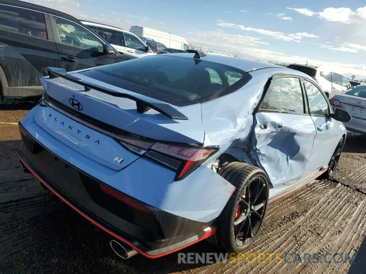 3 Photograph of a damaged car KMHLW4DK8SU024018 HYUNDAI ELANTRA 2025