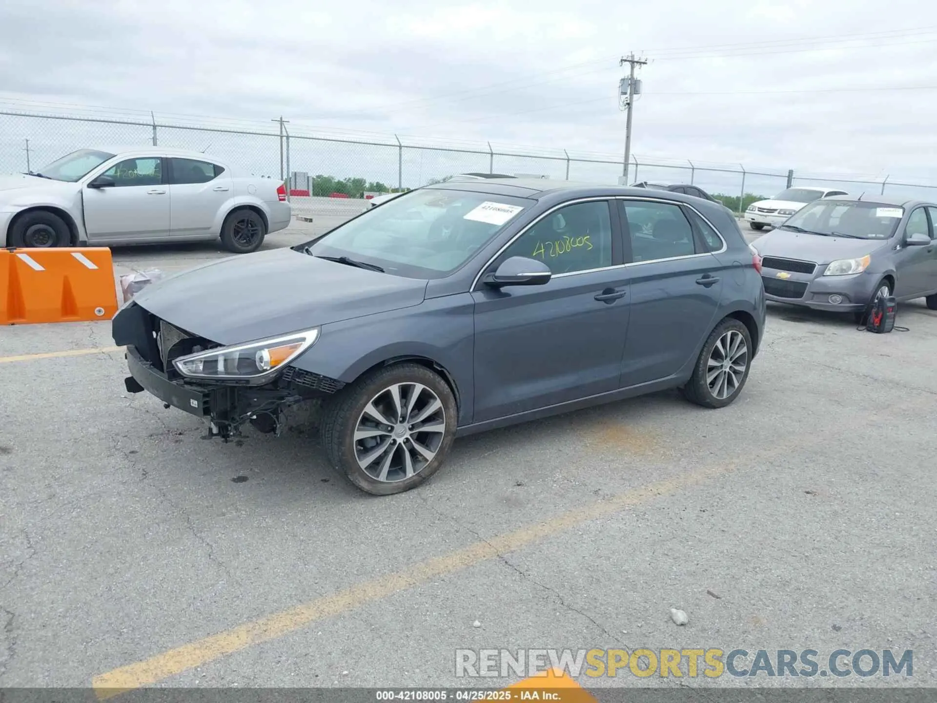 2 Photograph of a damaged car KMHH35LE3KU116654 HYUNDAI ELANTRA GT 2019