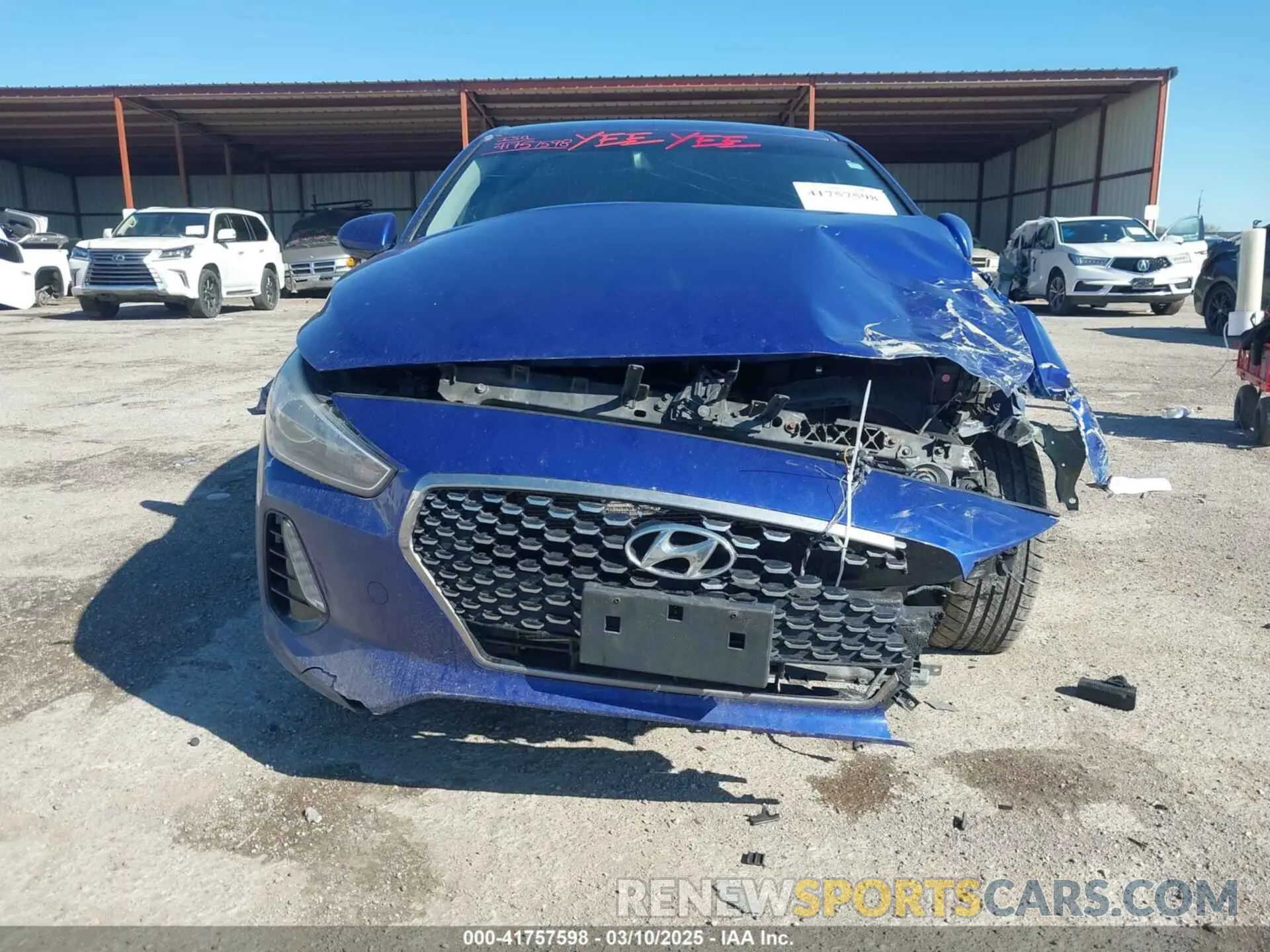 12 Photograph of a damaged car KMHH35LE4KU088198 HYUNDAI ELANTRA GT 2019