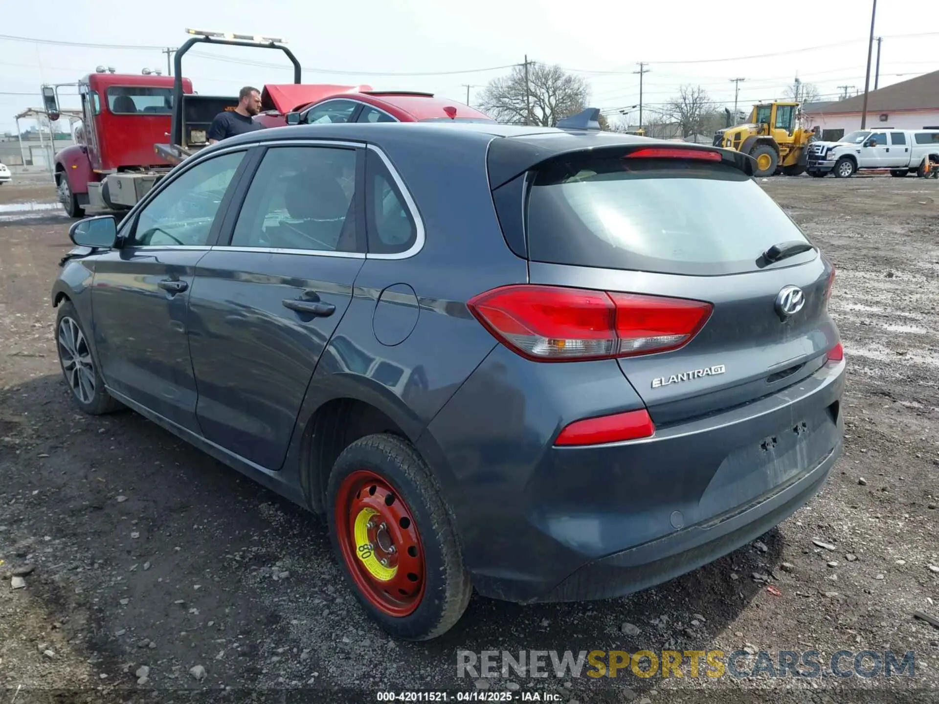 3 Photograph of a damaged car KMHH35LE8KU093503 HYUNDAI ELANTRA GT 2019