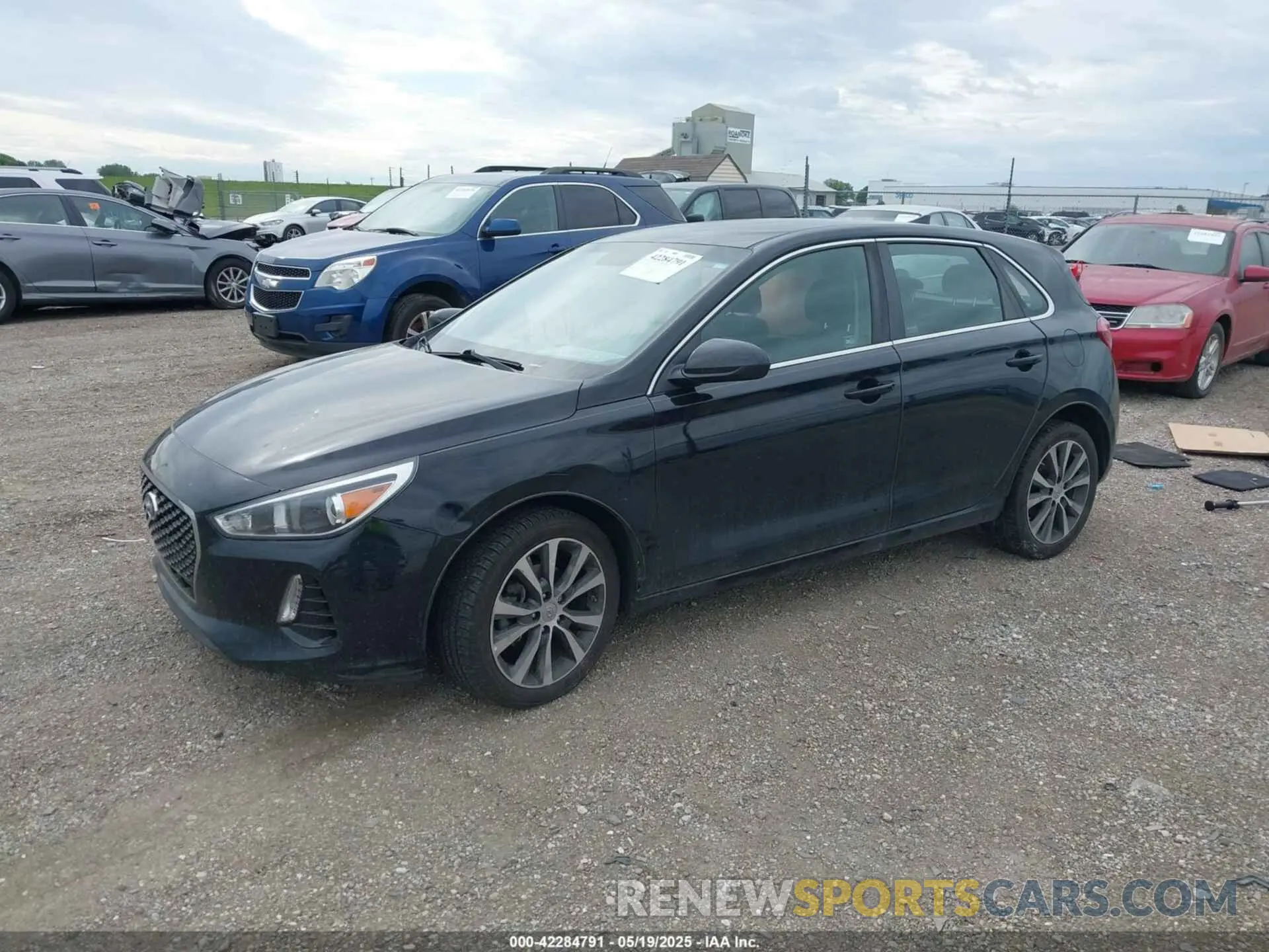 2 Photograph of a damaged car KMHH35LE9KU109353 HYUNDAI ELANTRA GT 2019