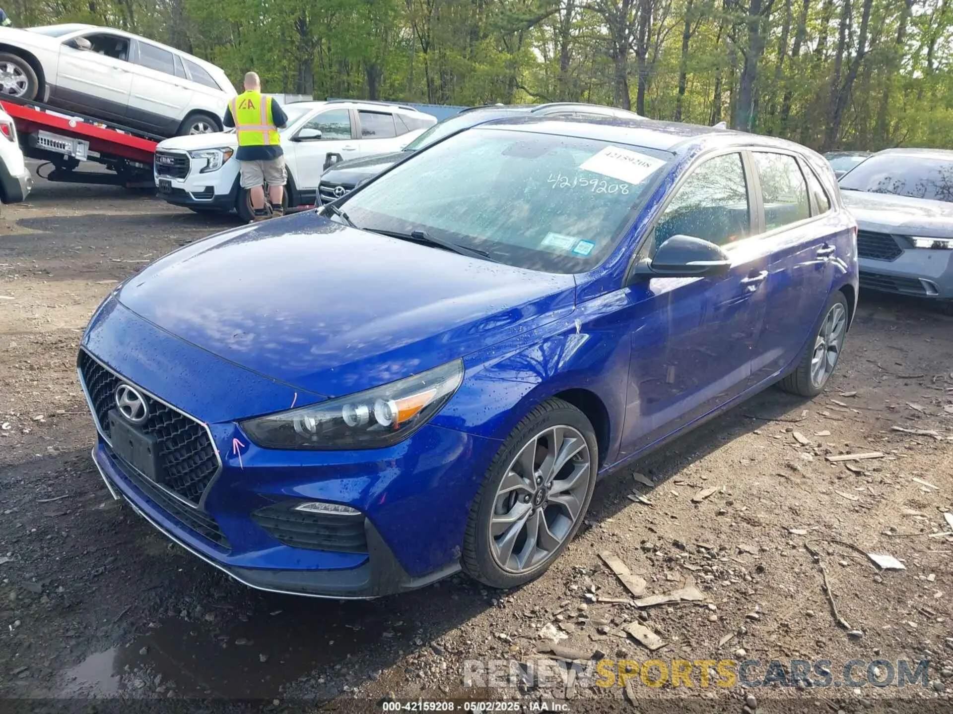 2 Photograph of a damaged car KMHH55LC2KU106433 HYUNDAI ELANTRA GT 2019