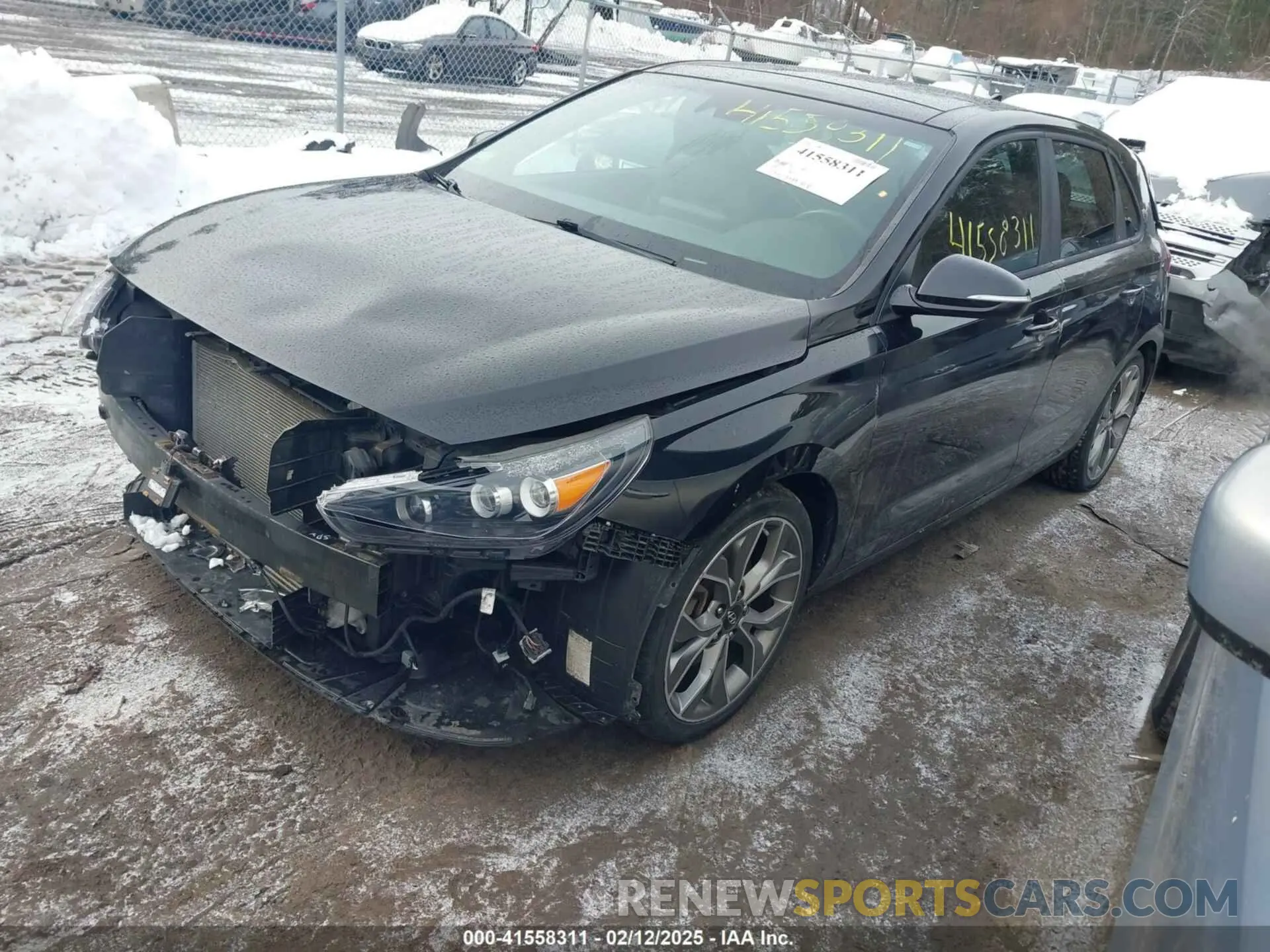 2 Photograph of a damaged car KMHH55LC4KU106319 HYUNDAI ELANTRA GT 2019
