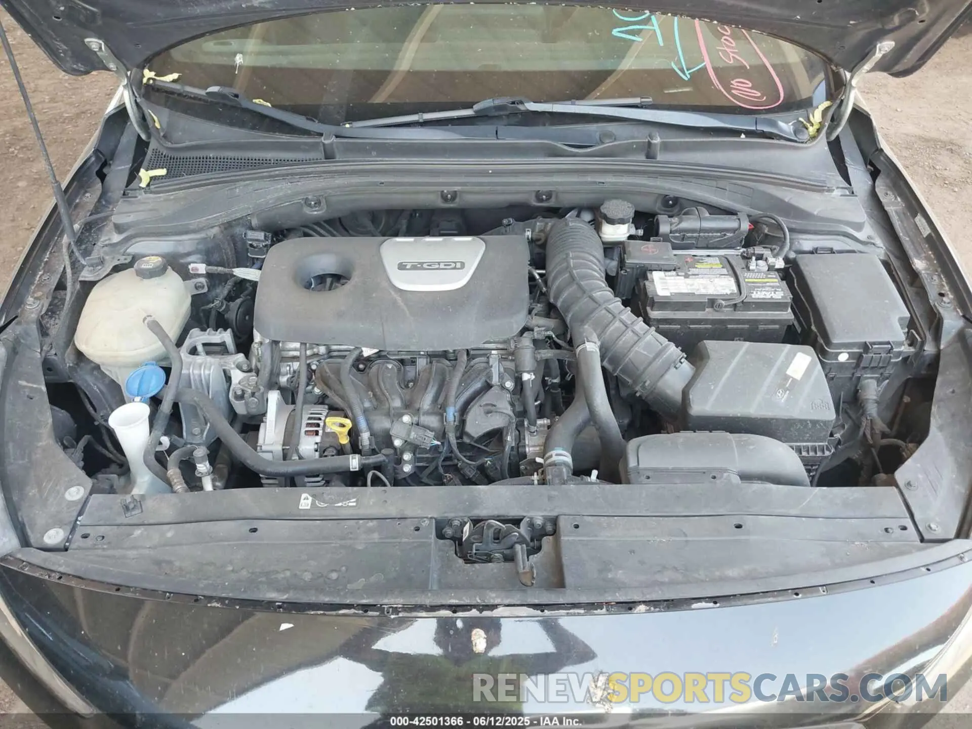 10 Photograph of a damaged car KMHH55LC9KU102007 HYUNDAI ELANTRA GT 2019