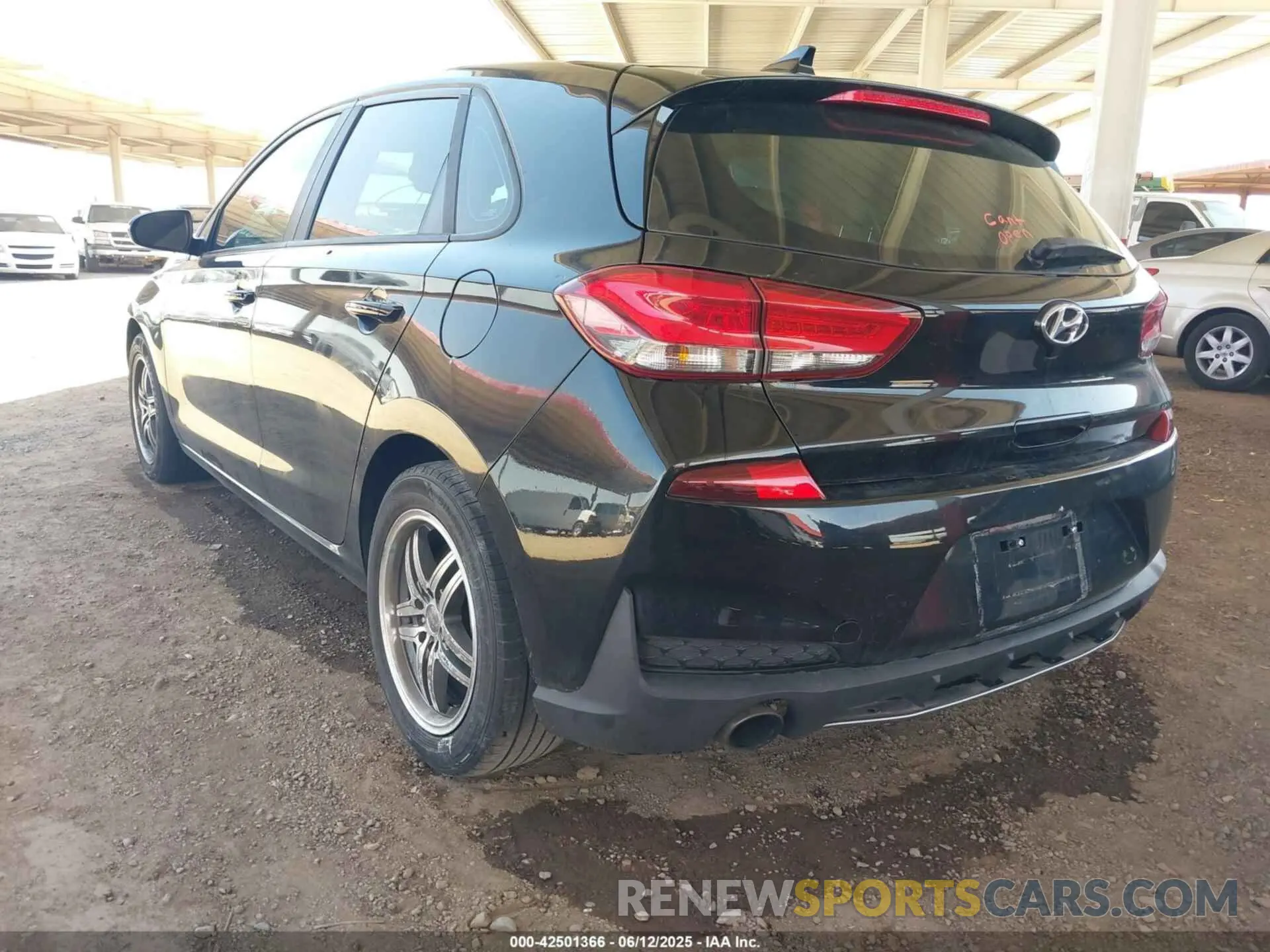 3 Photograph of a damaged car KMHH55LC9KU102007 HYUNDAI ELANTRA GT 2019