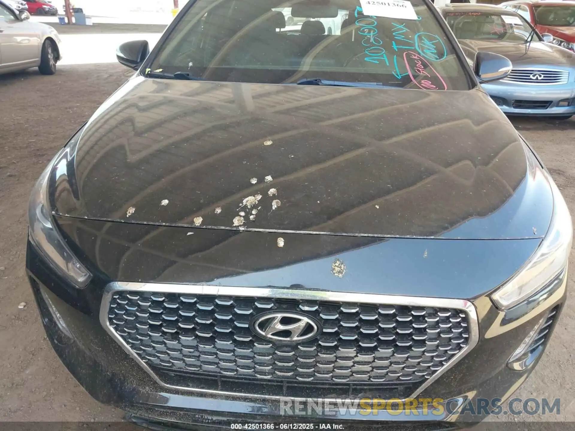 6 Photograph of a damaged car KMHH55LC9KU102007 HYUNDAI ELANTRA GT 2019