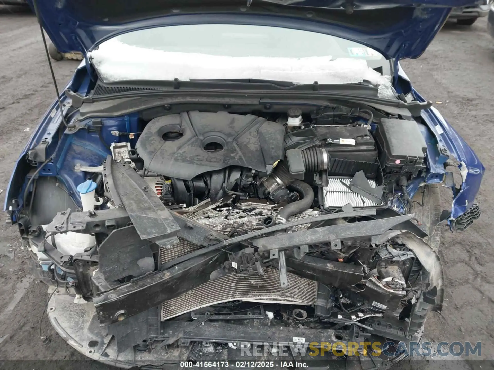 10 Photograph of a damaged car KMHH35LE2LU137626 HYUNDAI ELANTRA GT 2020