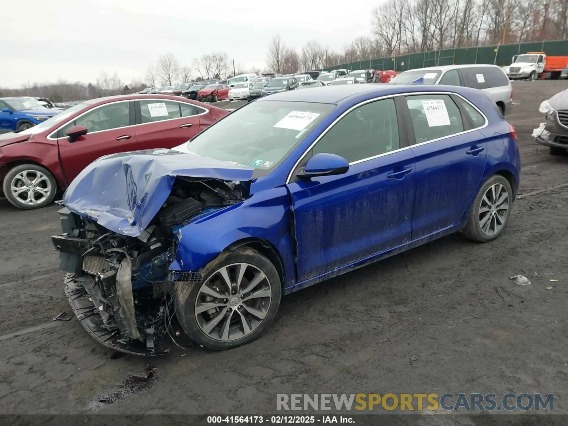 2 Photograph of a damaged car KMHH35LE2LU137626 HYUNDAI ELANTRA GT 2020