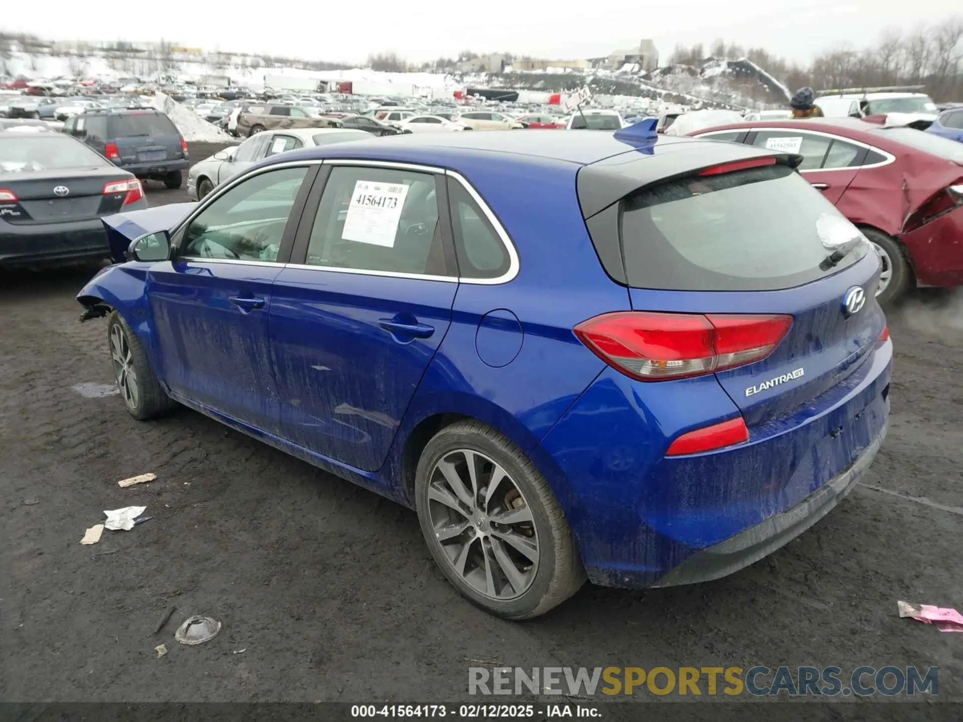 3 Photograph of a damaged car KMHH35LE2LU137626 HYUNDAI ELANTRA GT 2020