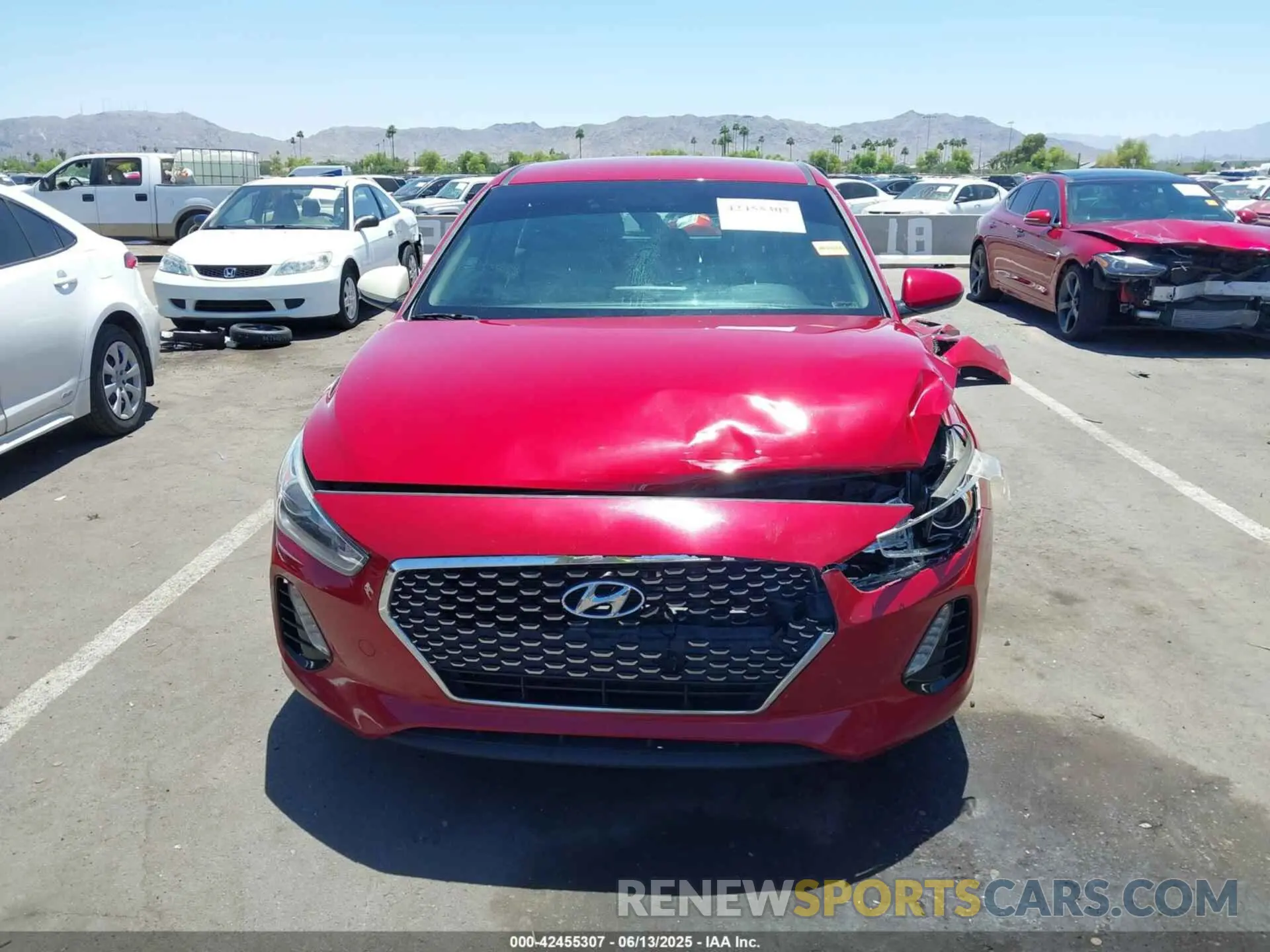 13 Photograph of a damaged car KMHH35LE4LU129737 HYUNDAI ELANTRA GT 2020