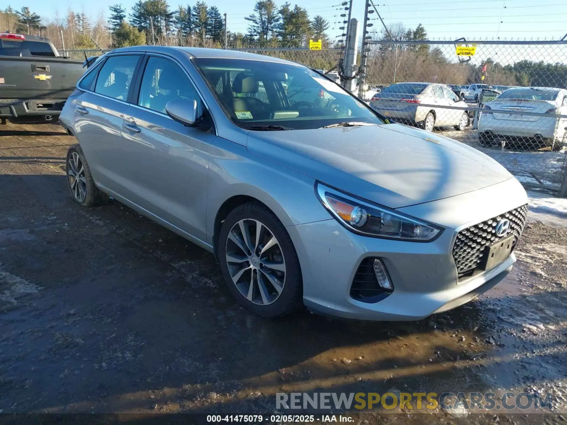 1 Photograph of a damaged car KMHH35LE7LU127402 HYUNDAI ELANTRA GT 2020