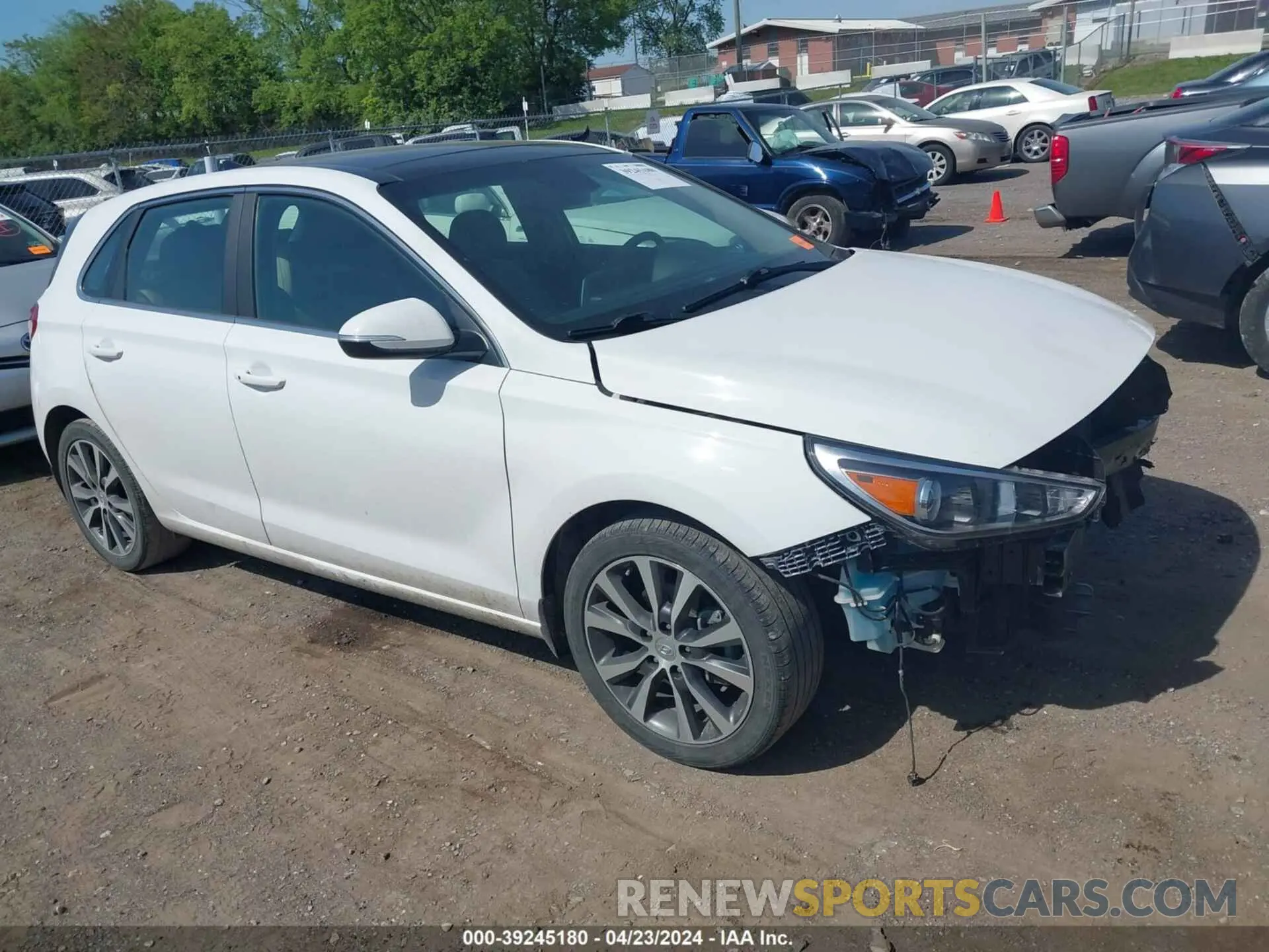 1 Photograph of a damaged car KMHH35LEXLU145974 HYUNDAI ELANTRA GT 2020