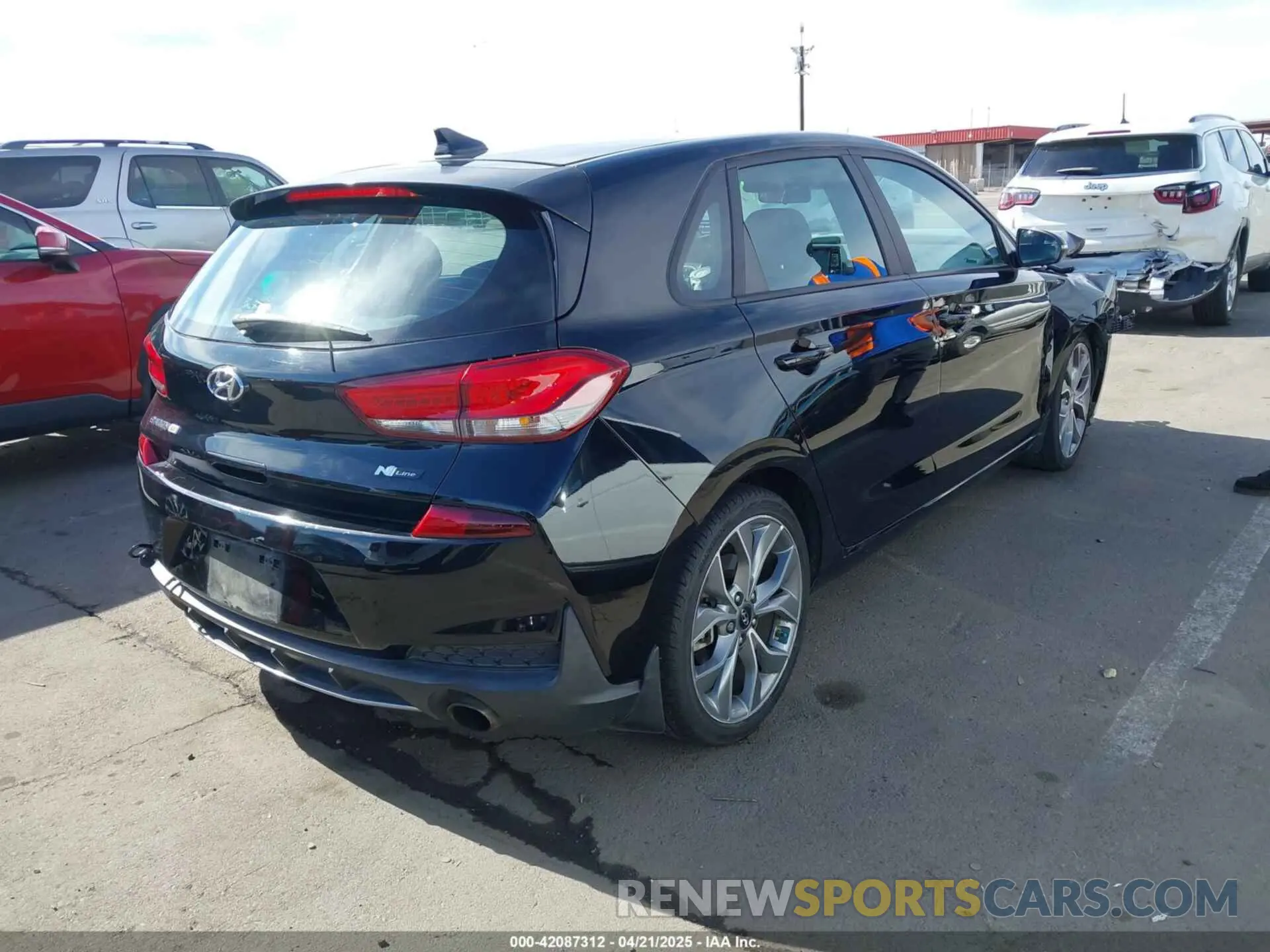 4 Photograph of a damaged car KMHH55LC0LU135575 HYUNDAI ELANTRA GT 2020