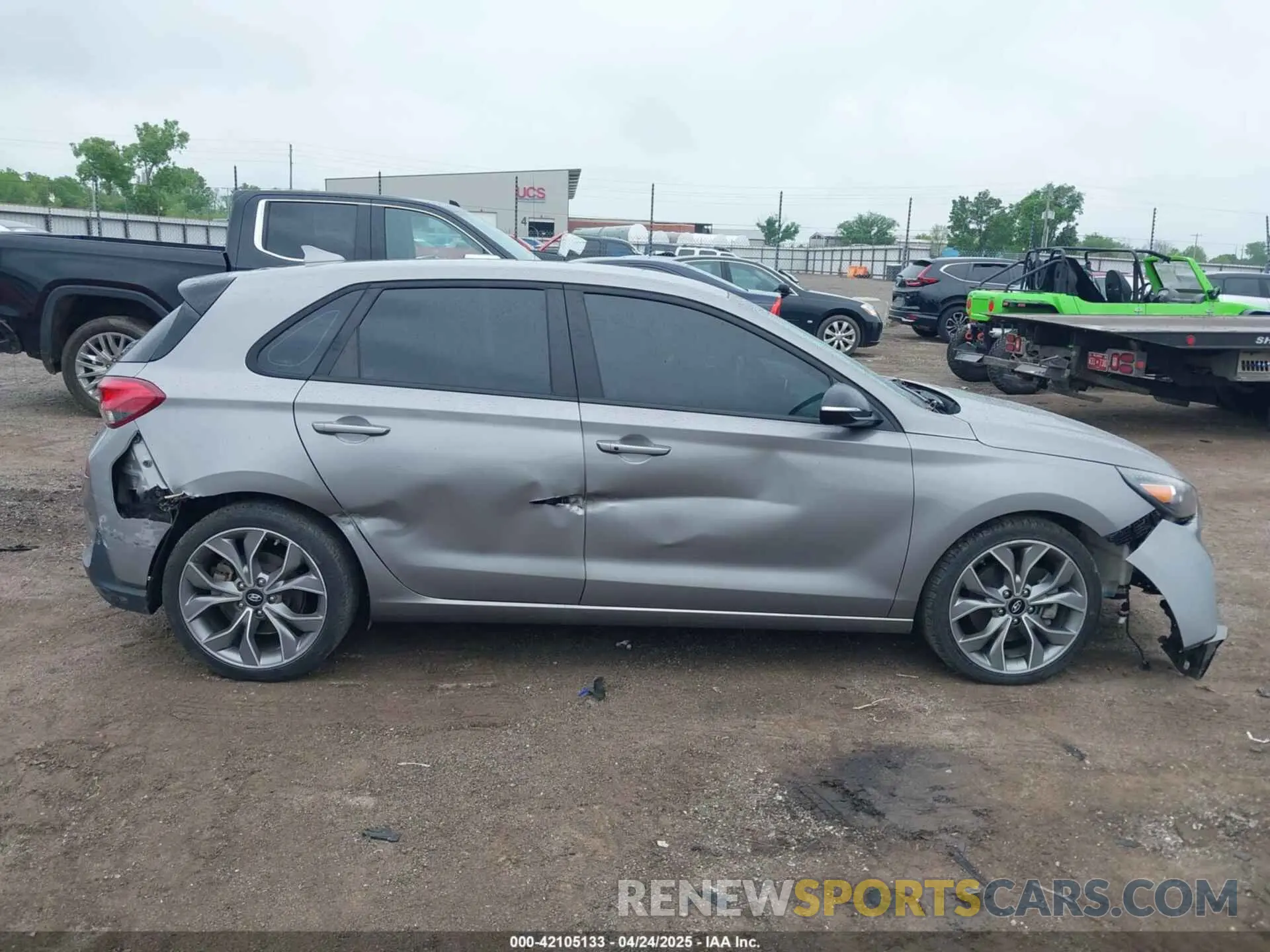 13 Photograph of a damaged car KMHH55LC8LU127949 HYUNDAI ELANTRA GT 2020