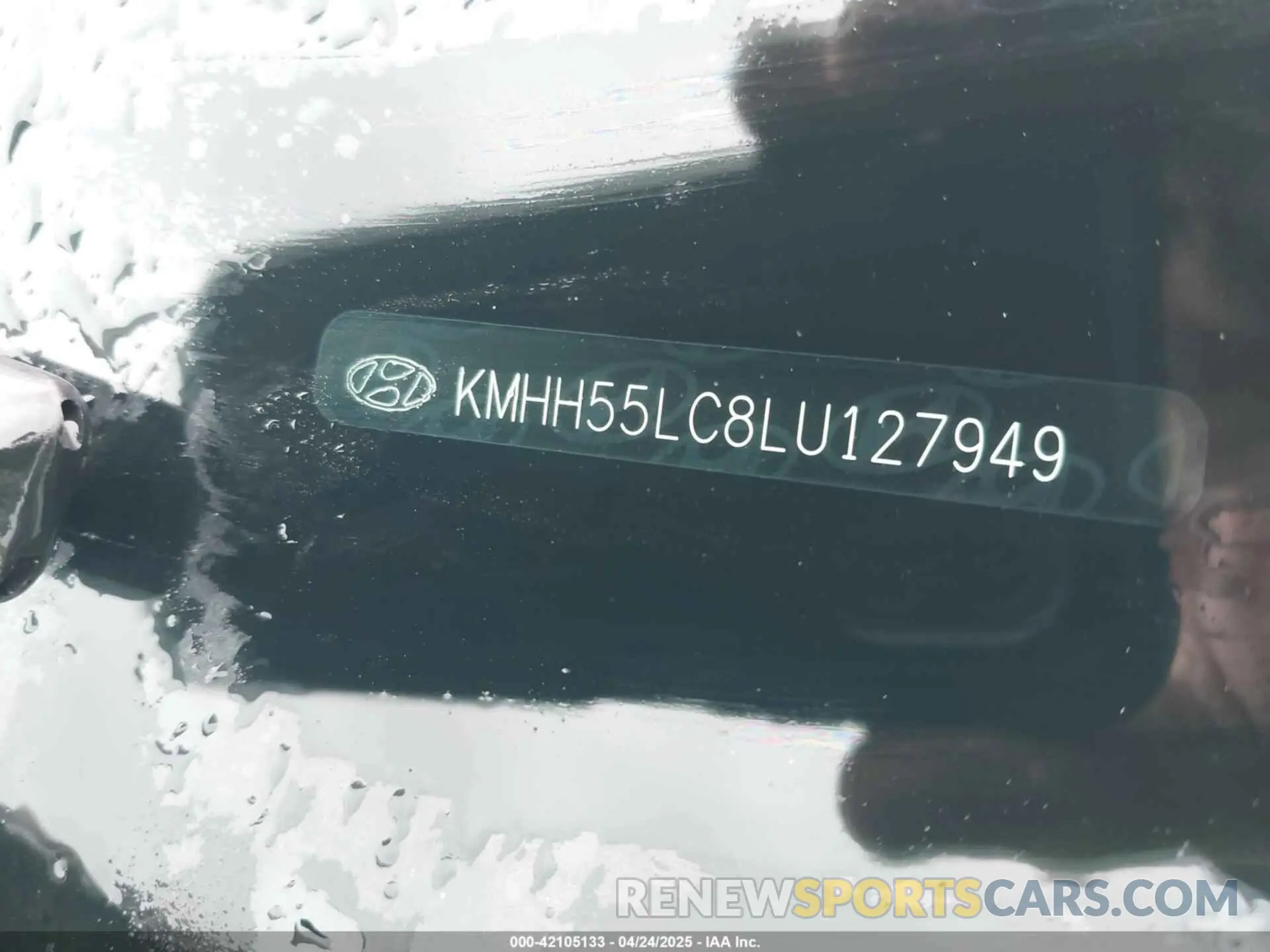 9 Photograph of a damaged car KMHH55LC8LU127949 HYUNDAI ELANTRA GT 2020