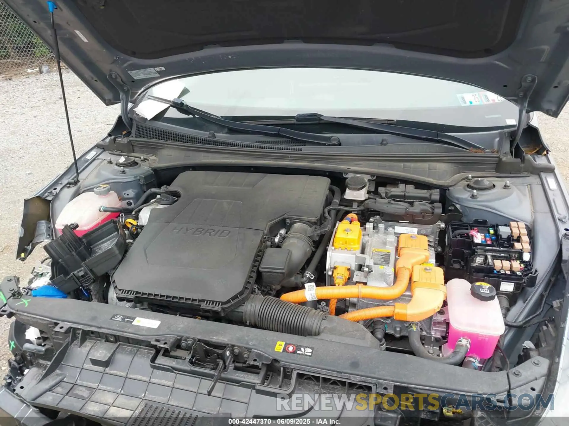 10 Photograph of a damaged car KMHLM4AJ2MU008028 HYUNDAI ELANTRA HYBRID 2021