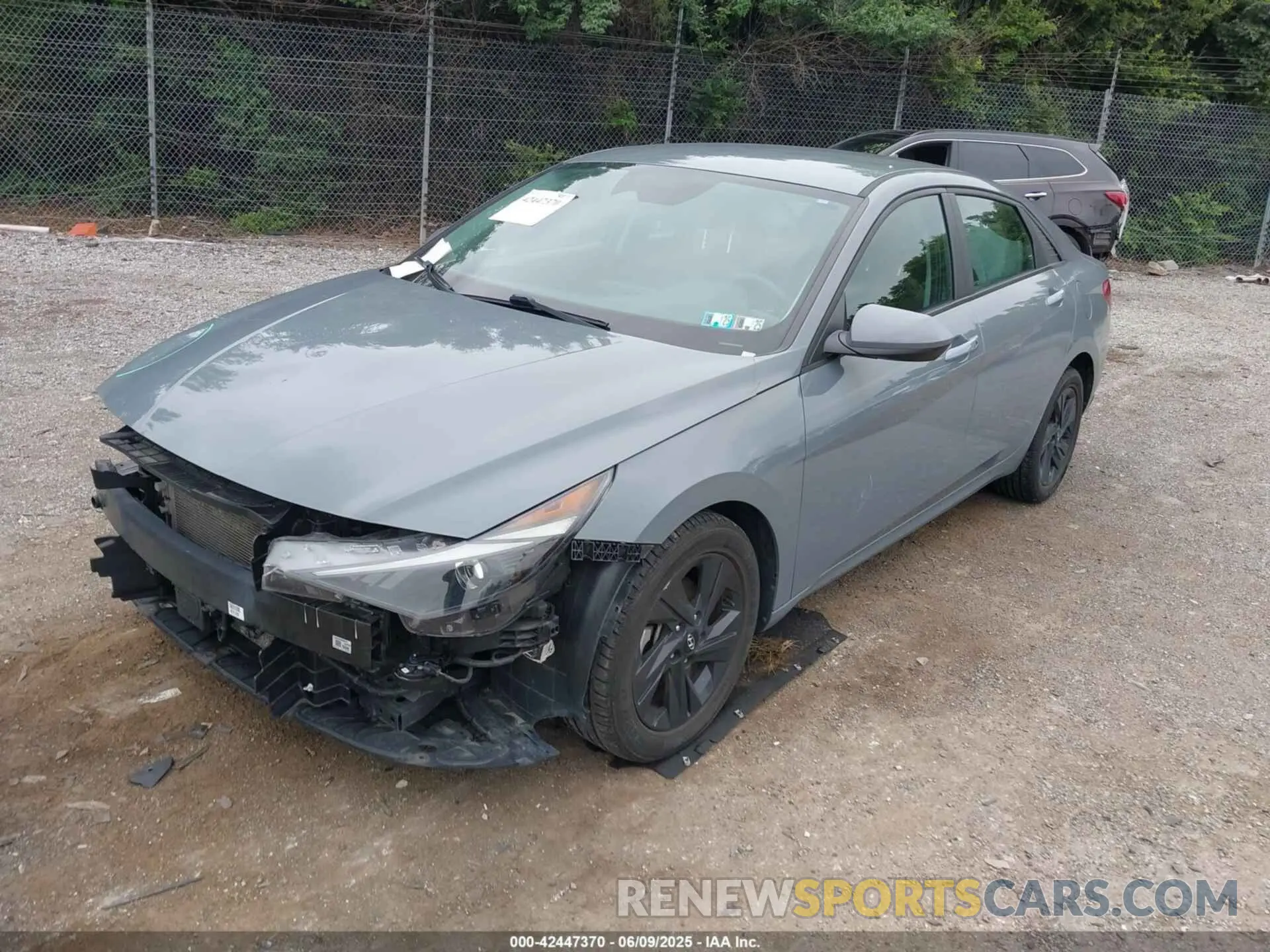 2 Photograph of a damaged car KMHLM4AJ2MU008028 HYUNDAI ELANTRA HYBRID 2021