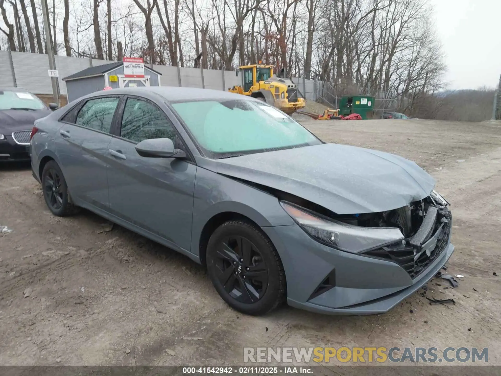 1 Photograph of a damaged car KMHLM4AJ3MU006269 HYUNDAI ELANTRA HYBRID 2021
