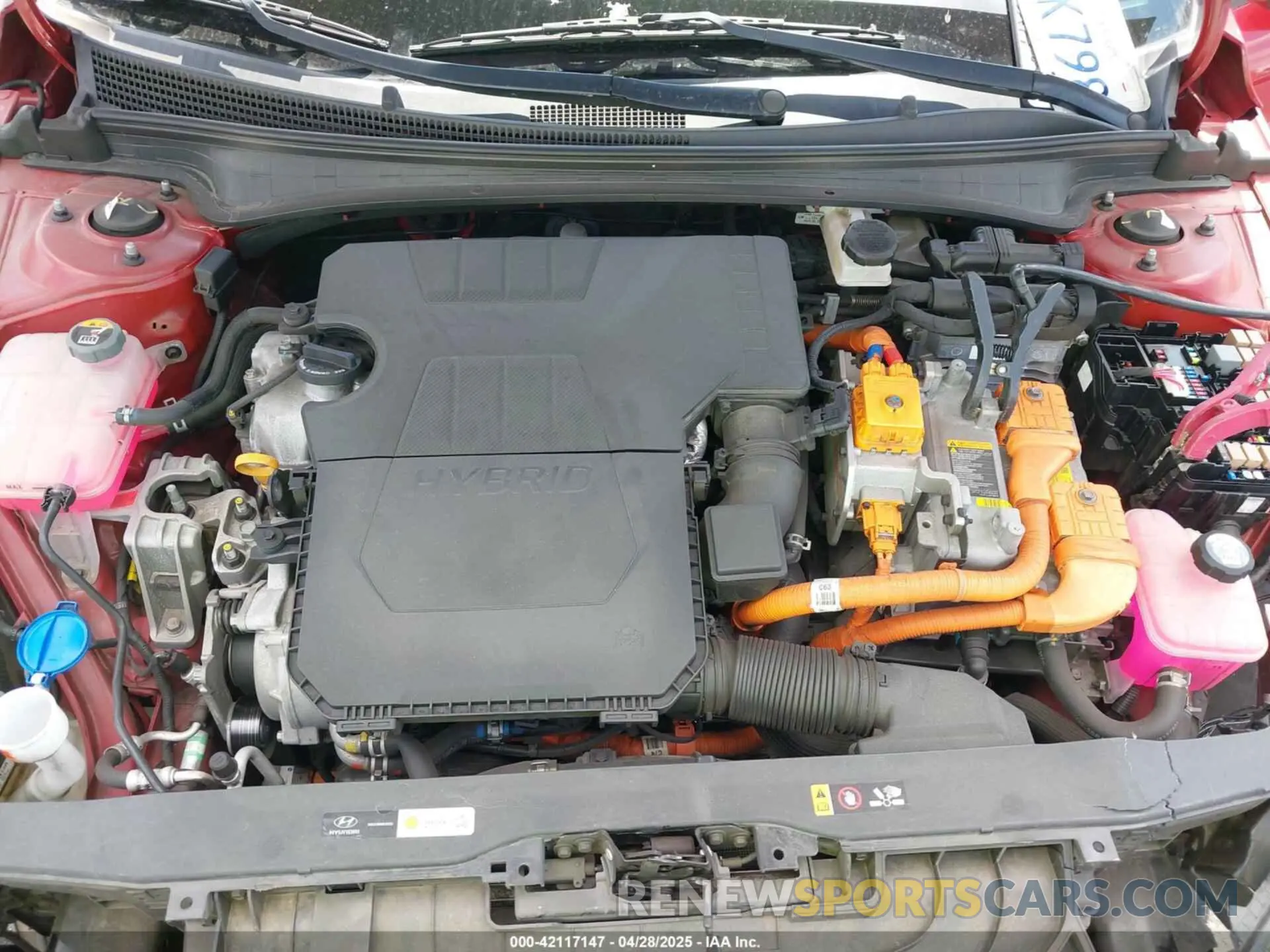 10 Photograph of a damaged car KMHLM4AJ7MU005318 HYUNDAI ELANTRA HYBRID 2021