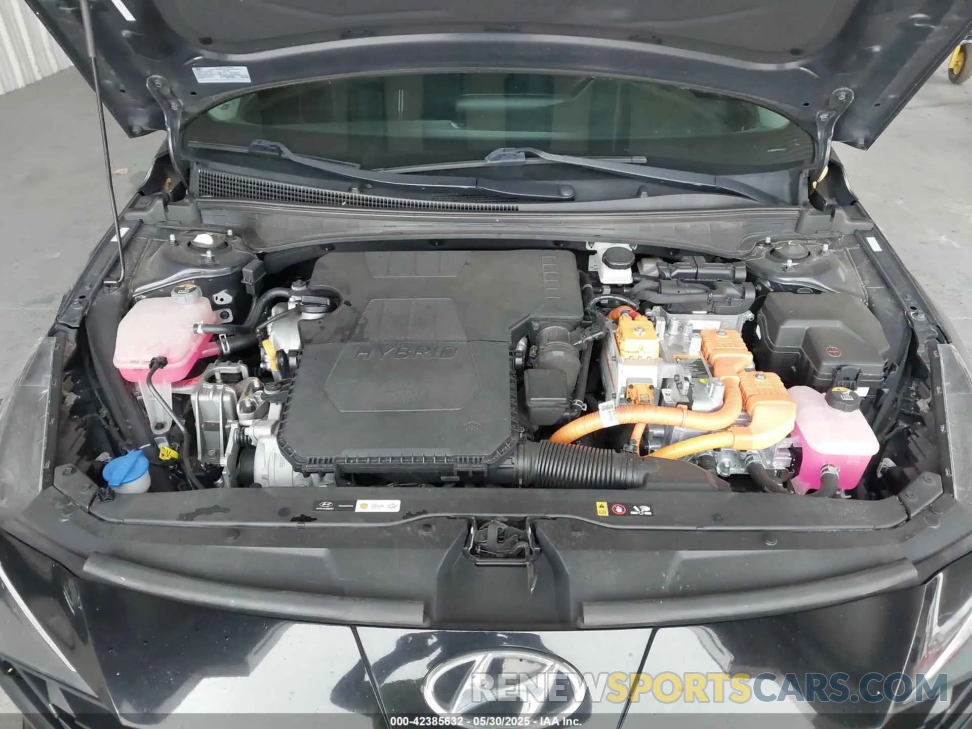 10 Photograph of a damaged car KMHLM4AJ8MU005392 HYUNDAI ELANTRA HYBRID 2021
