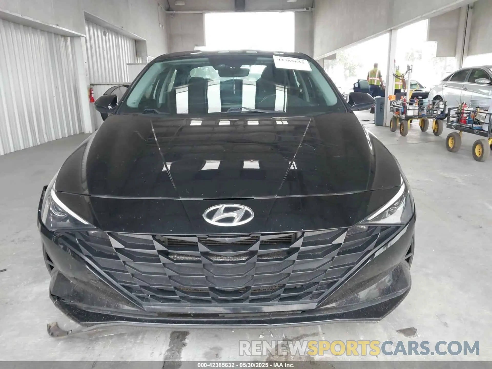 13 Photograph of a damaged car KMHLM4AJ8MU005392 HYUNDAI ELANTRA HYBRID 2021