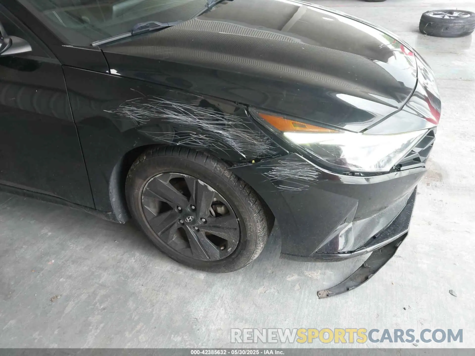 6 Photograph of a damaged car KMHLM4AJ8MU005392 HYUNDAI ELANTRA HYBRID 2021