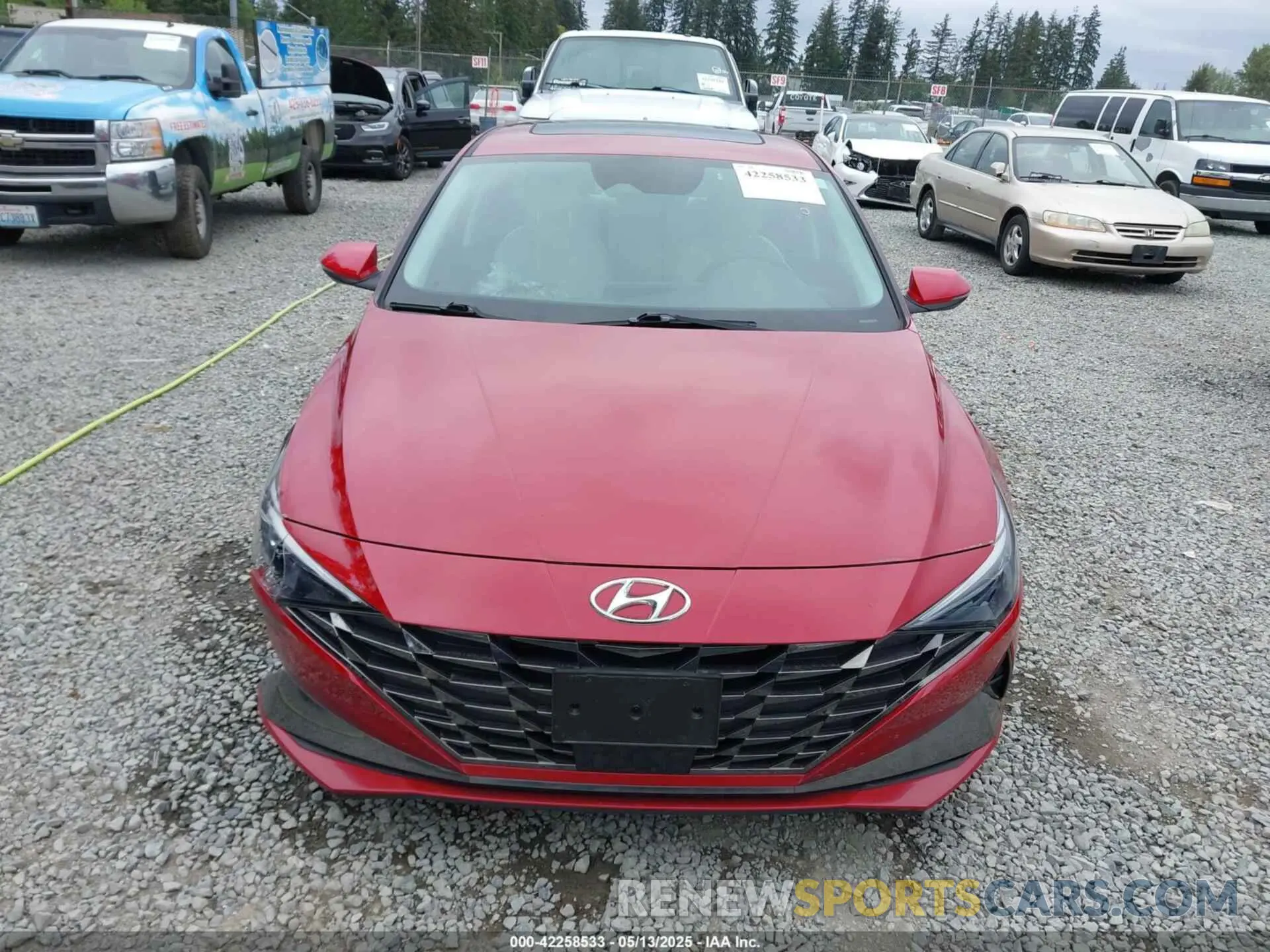 12 Photograph of a damaged car KMHLN4AJ2MU005191 HYUNDAI ELANTRA HYBRID 2021