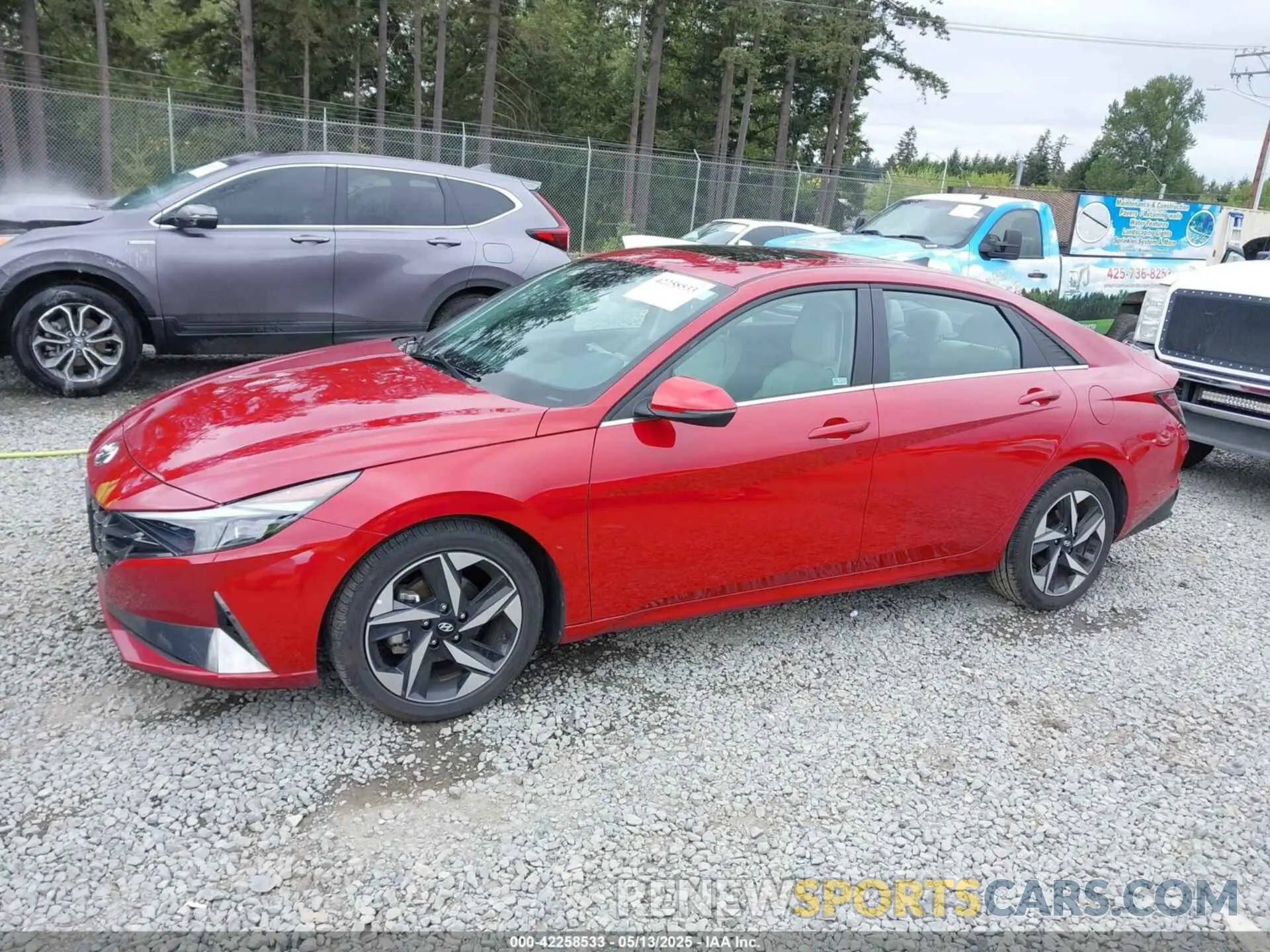 14 Photograph of a damaged car KMHLN4AJ2MU005191 HYUNDAI ELANTRA HYBRID 2021