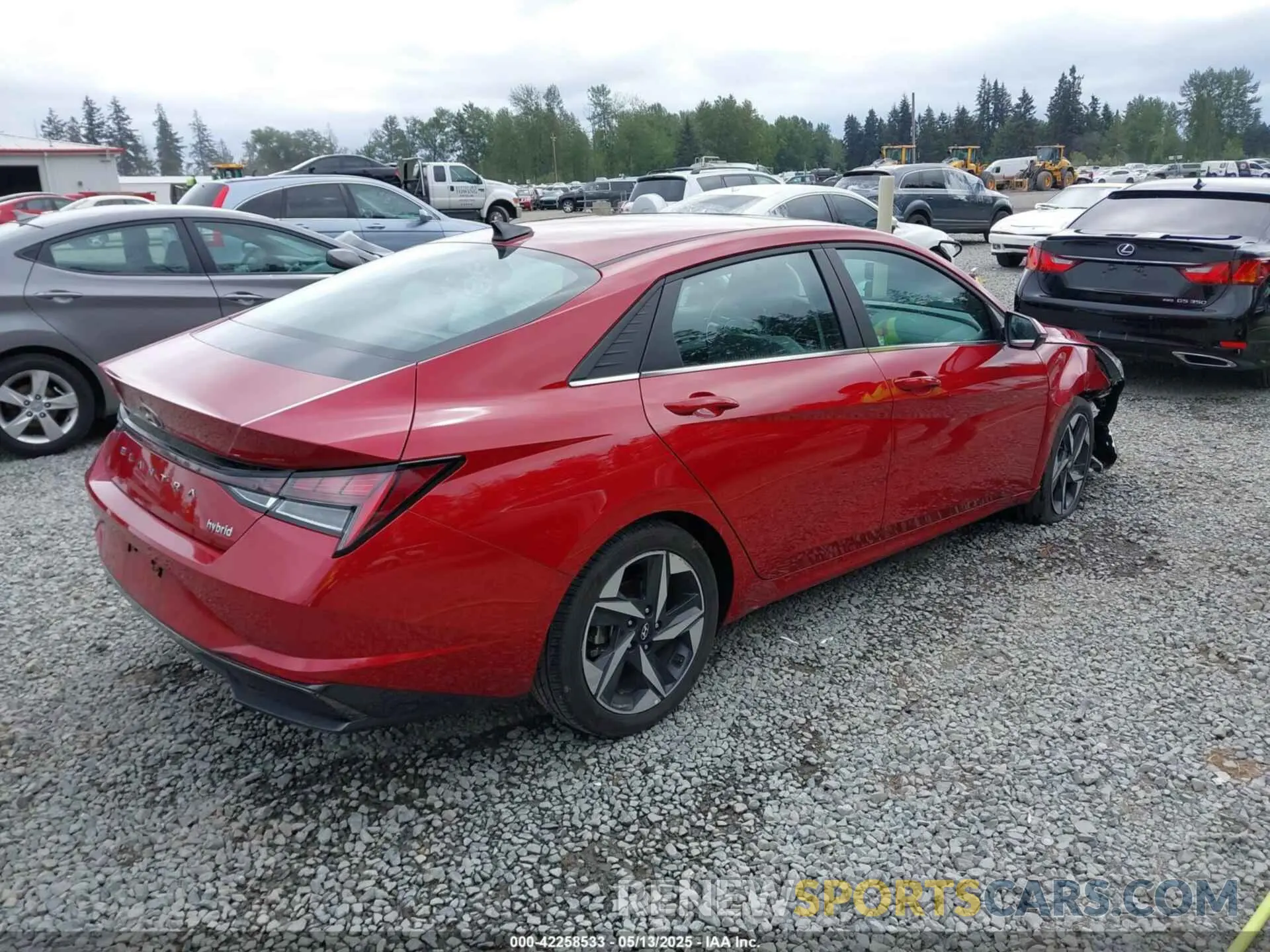 4 Photograph of a damaged car KMHLN4AJ2MU005191 HYUNDAI ELANTRA HYBRID 2021