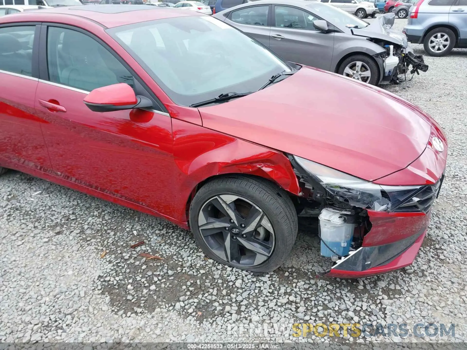 6 Photograph of a damaged car KMHLN4AJ2MU005191 HYUNDAI ELANTRA HYBRID 2021
