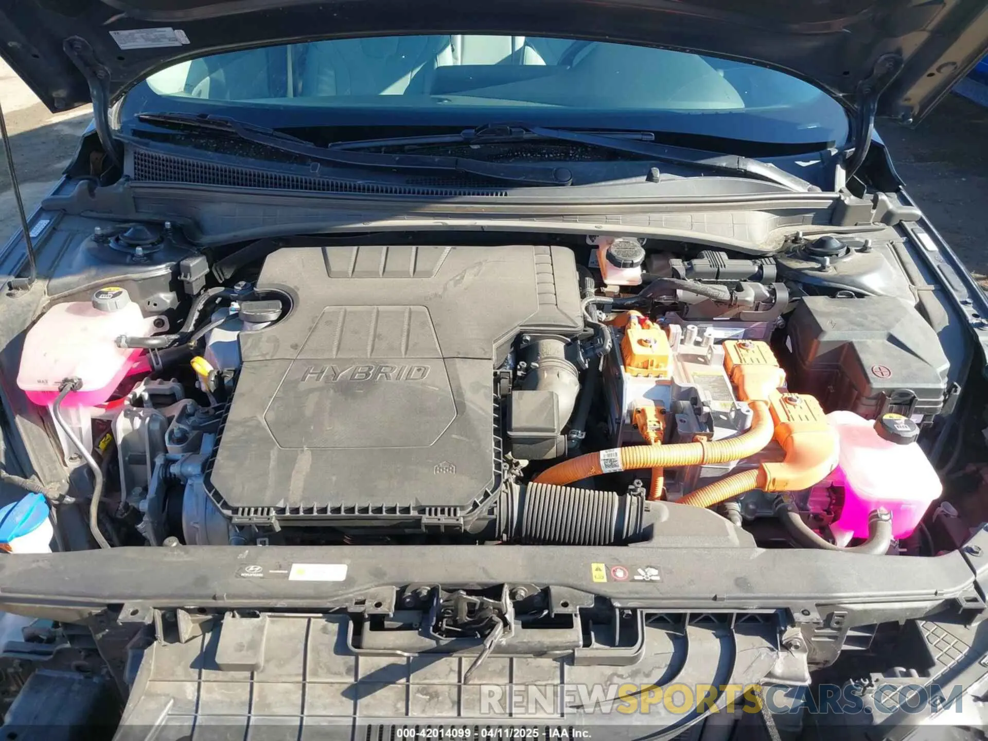 10 Photograph of a damaged car KMHLN4AJ4MU005340 HYUNDAI ELANTRA HYBRID 2021