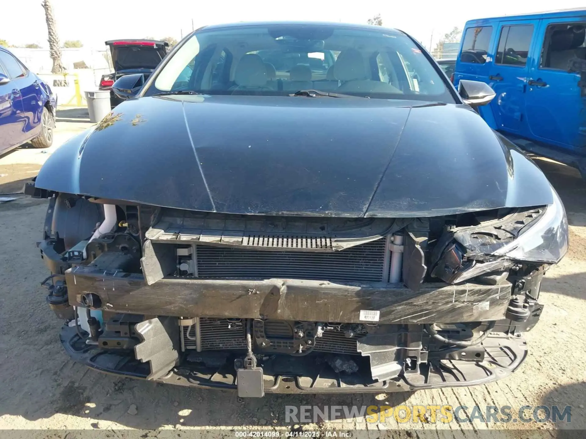 13 Photograph of a damaged car KMHLN4AJ4MU005340 HYUNDAI ELANTRA HYBRID 2021