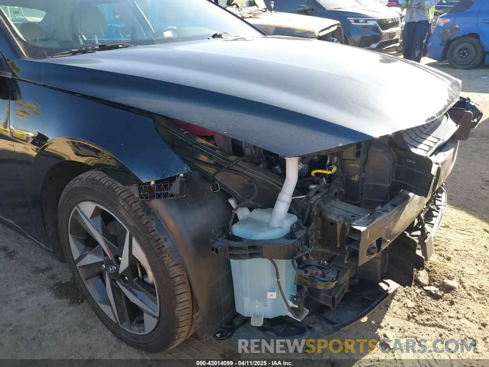 6 Photograph of a damaged car KMHLN4AJ4MU005340 HYUNDAI ELANTRA HYBRID 2021