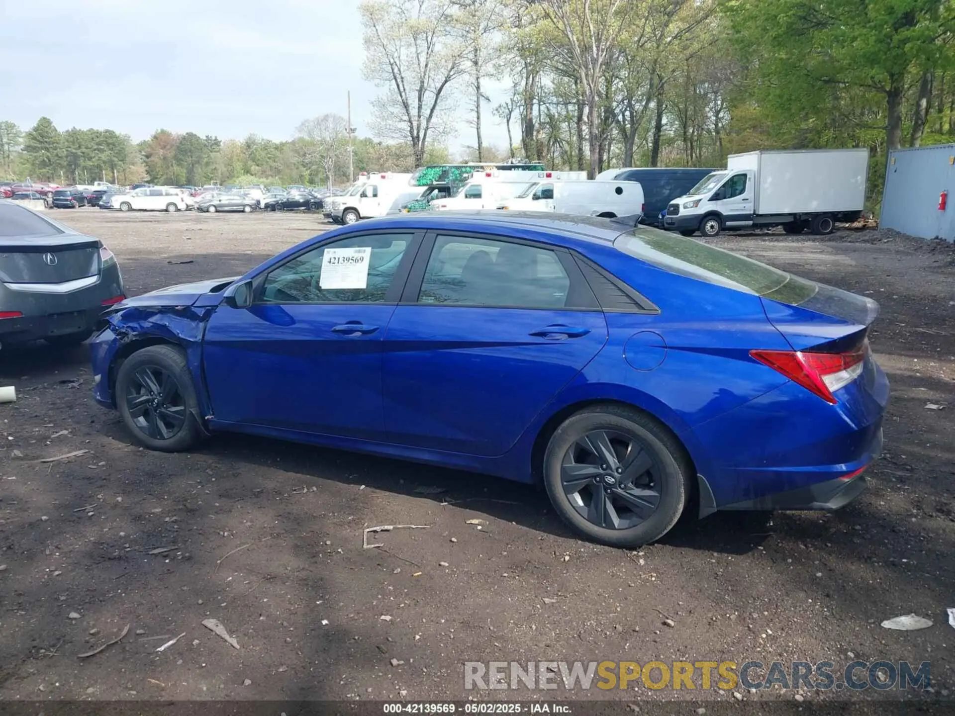 14 Photograph of a damaged car KMHLM4AJ0NU023998 HYUNDAI ELANTRA HYBRID 2022