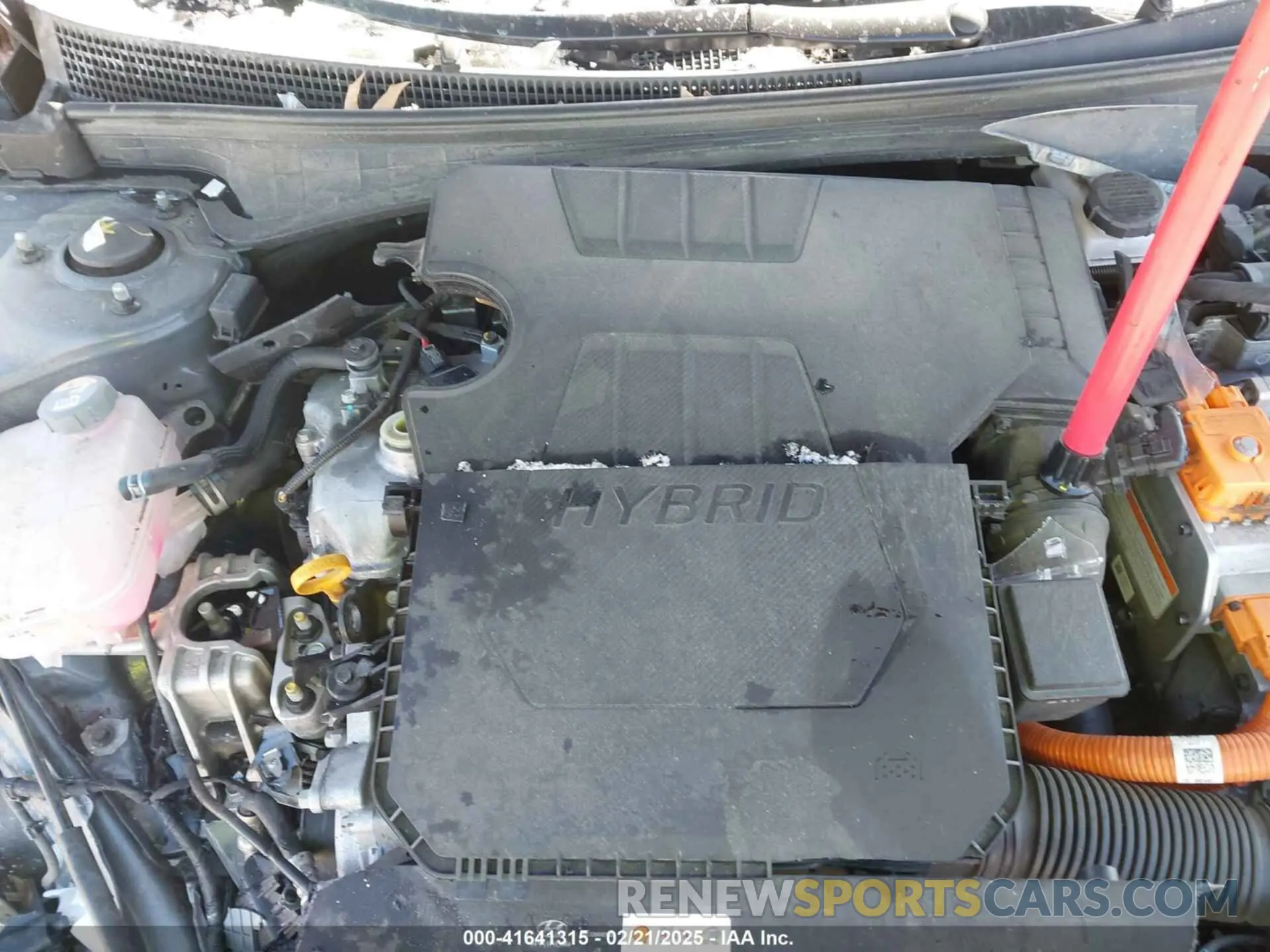 10 Photograph of a damaged car KMHLM4AJ1NU032127 HYUNDAI ELANTRA HYBRID 2022