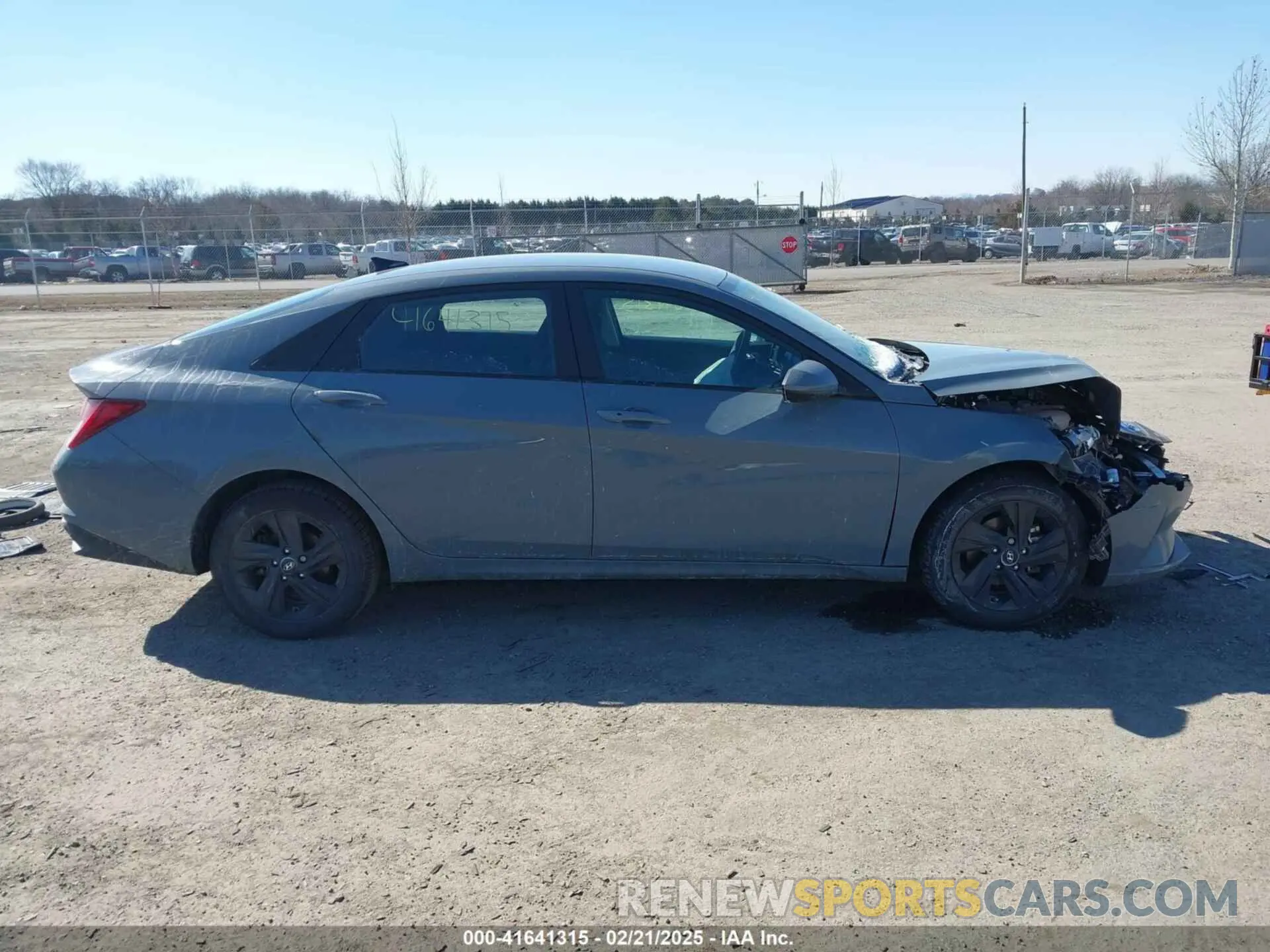 14 Photograph of a damaged car KMHLM4AJ1NU032127 HYUNDAI ELANTRA HYBRID 2022