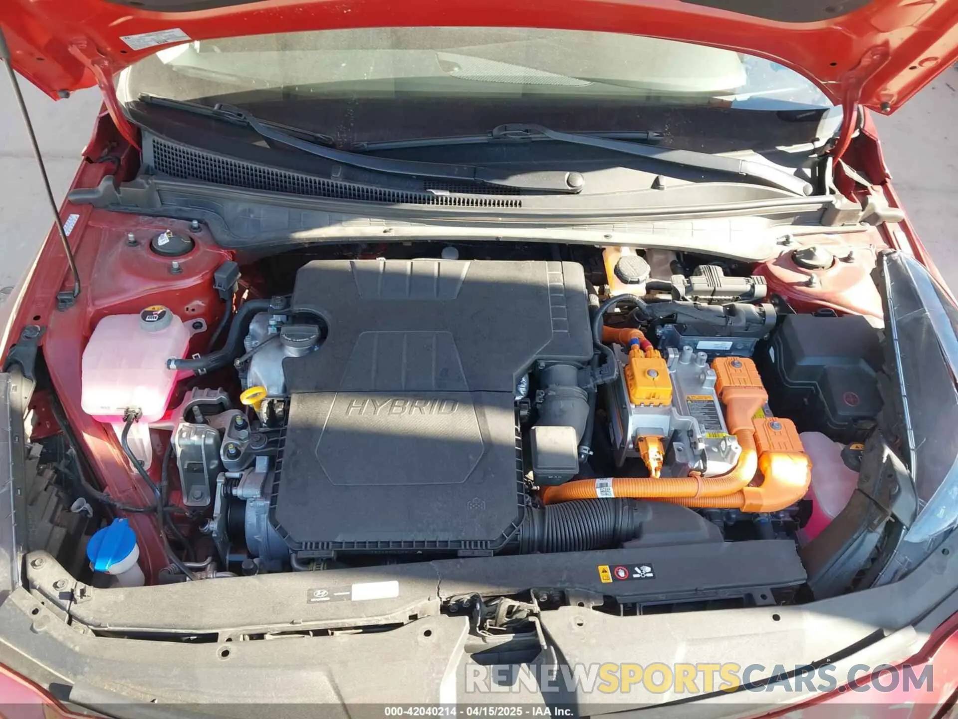 10 Photograph of a damaged car KMHLM4AJ4NU030243 HYUNDAI ELANTRA HYBRID 2022