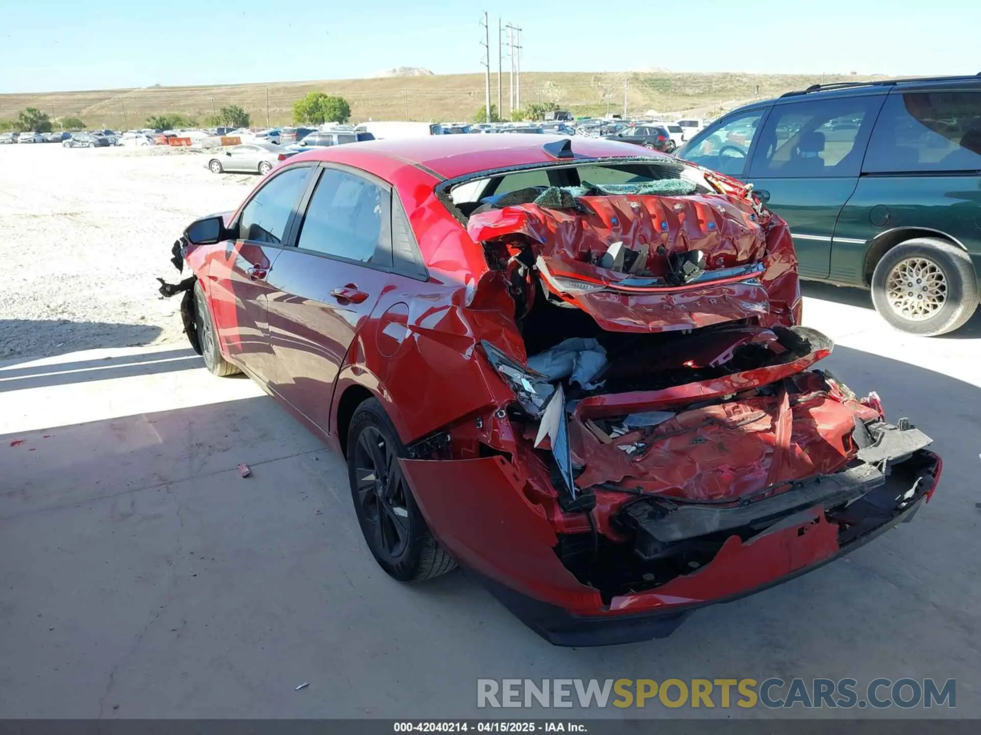 3 Photograph of a damaged car KMHLM4AJ4NU030243 HYUNDAI ELANTRA HYBRID 2022