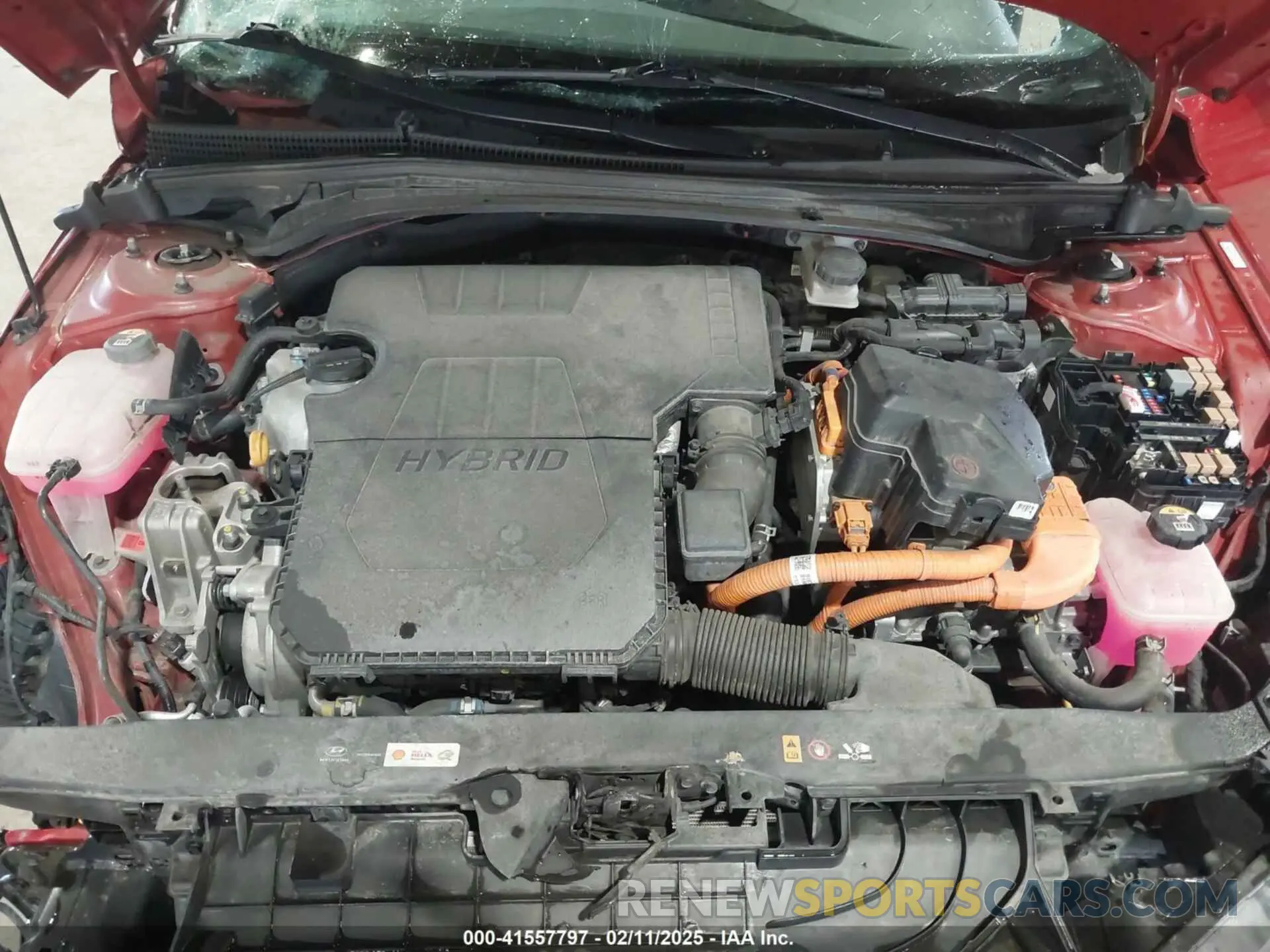 10 Photograph of a damaged car KMHLM4AJ7NU030804 HYUNDAI ELANTRA HYBRID 2022