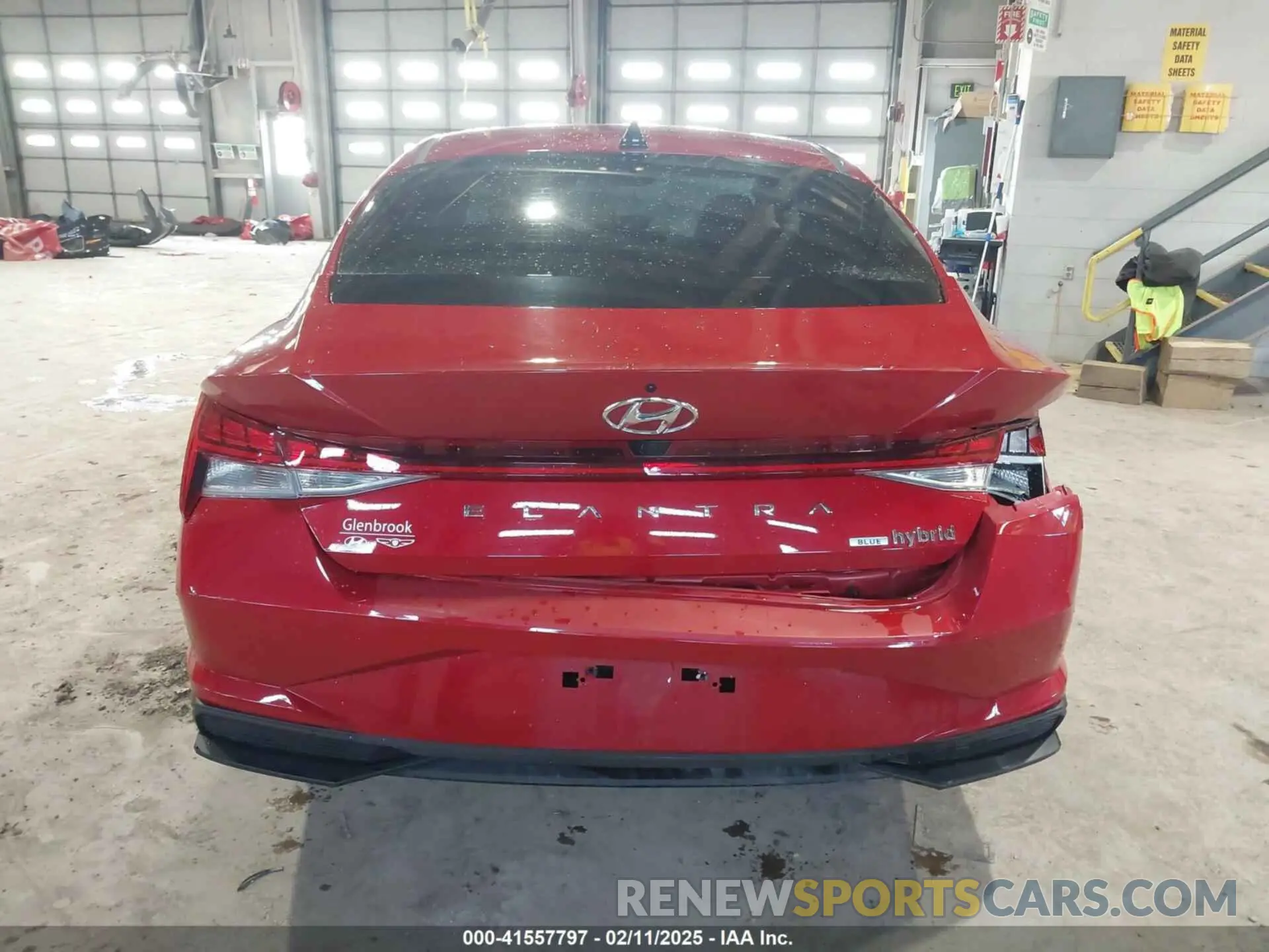 16 Photograph of a damaged car KMHLM4AJ7NU030804 HYUNDAI ELANTRA HYBRID 2022